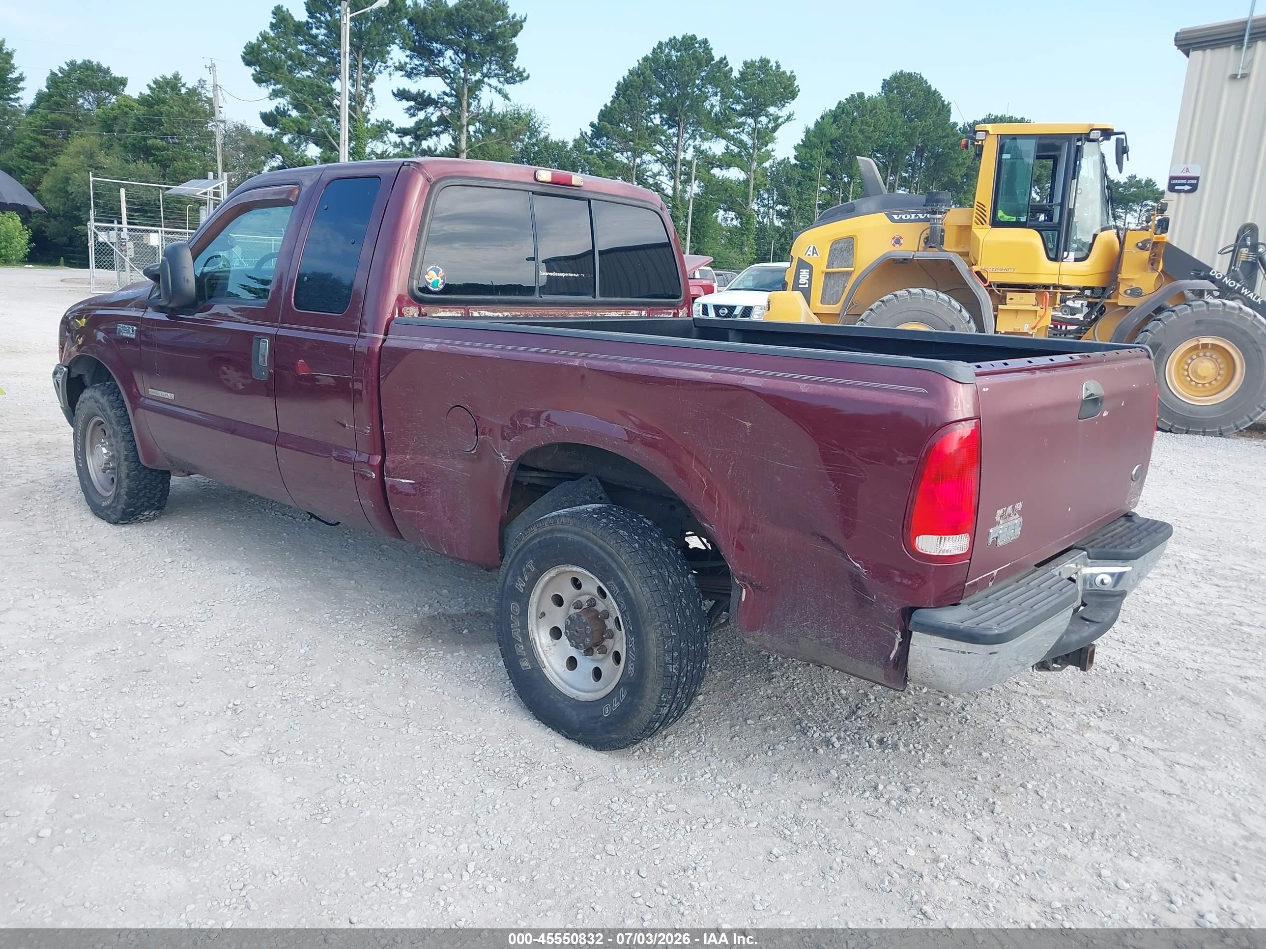 2000 Ford F-250 Lariat/xl/xlt Maroon vin: 1FTNX20F9YEB20346