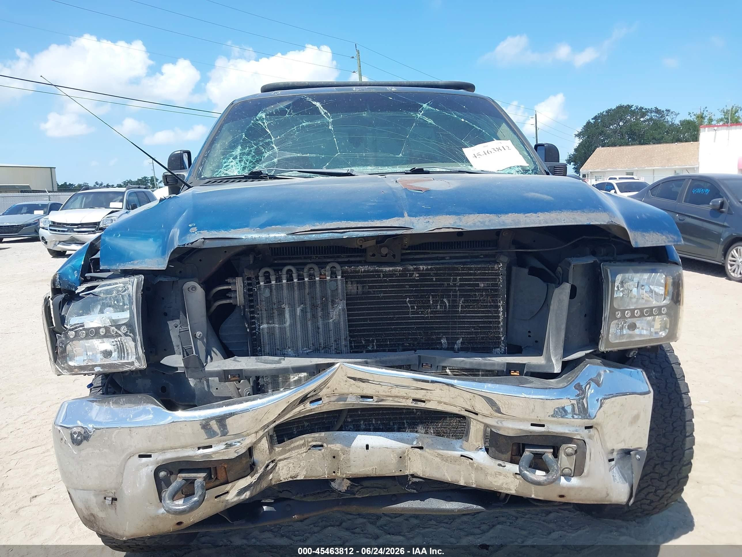 2000 Ford F-250 Lariat/xl/xlt Blue vin: 1FTNX20FXYEC67954