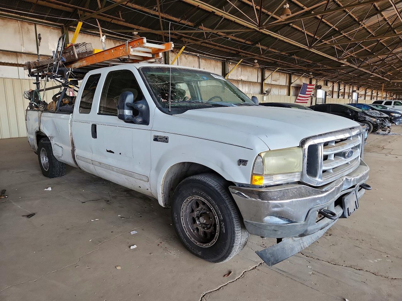 2002 Ford F250 Super Duty White vin: 1FTNX20L22EB64122