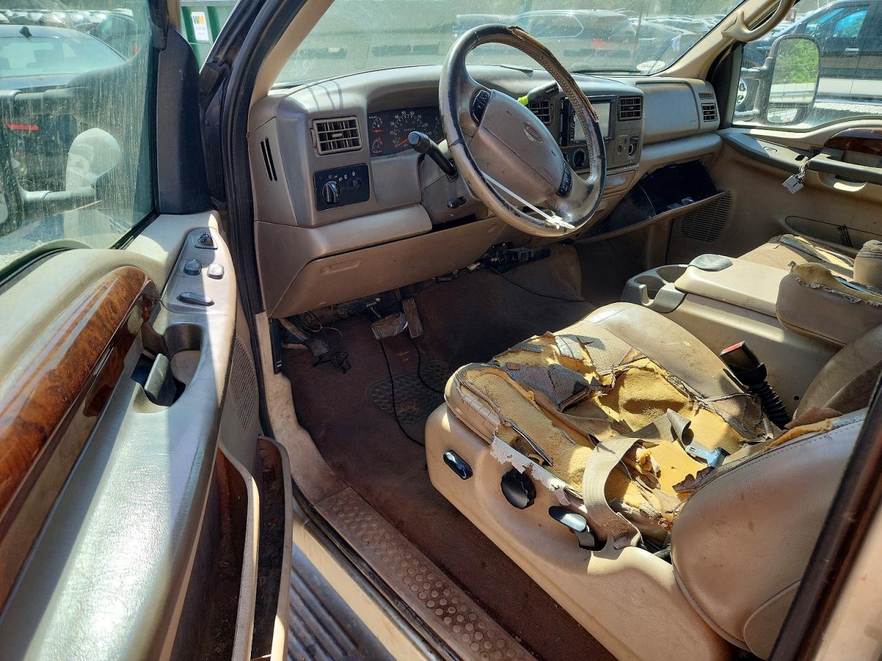 2001 Ford F250 Super Duty Beige vin: 1FTNX20L31ED40433