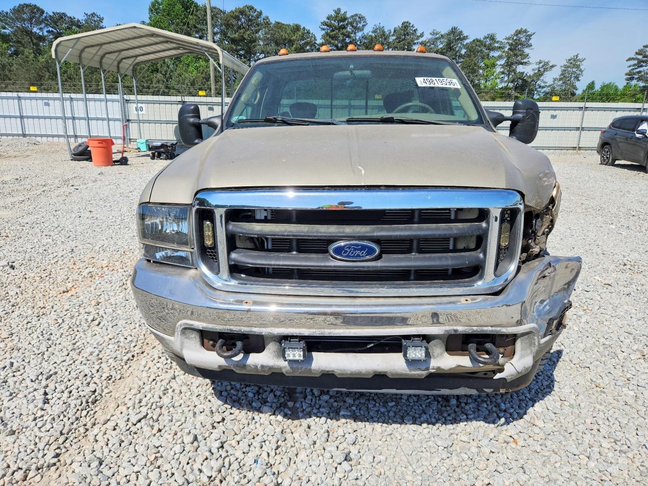 2001 Ford F250 Super Duty Beige vin: 1FTNX20L31ED40433
