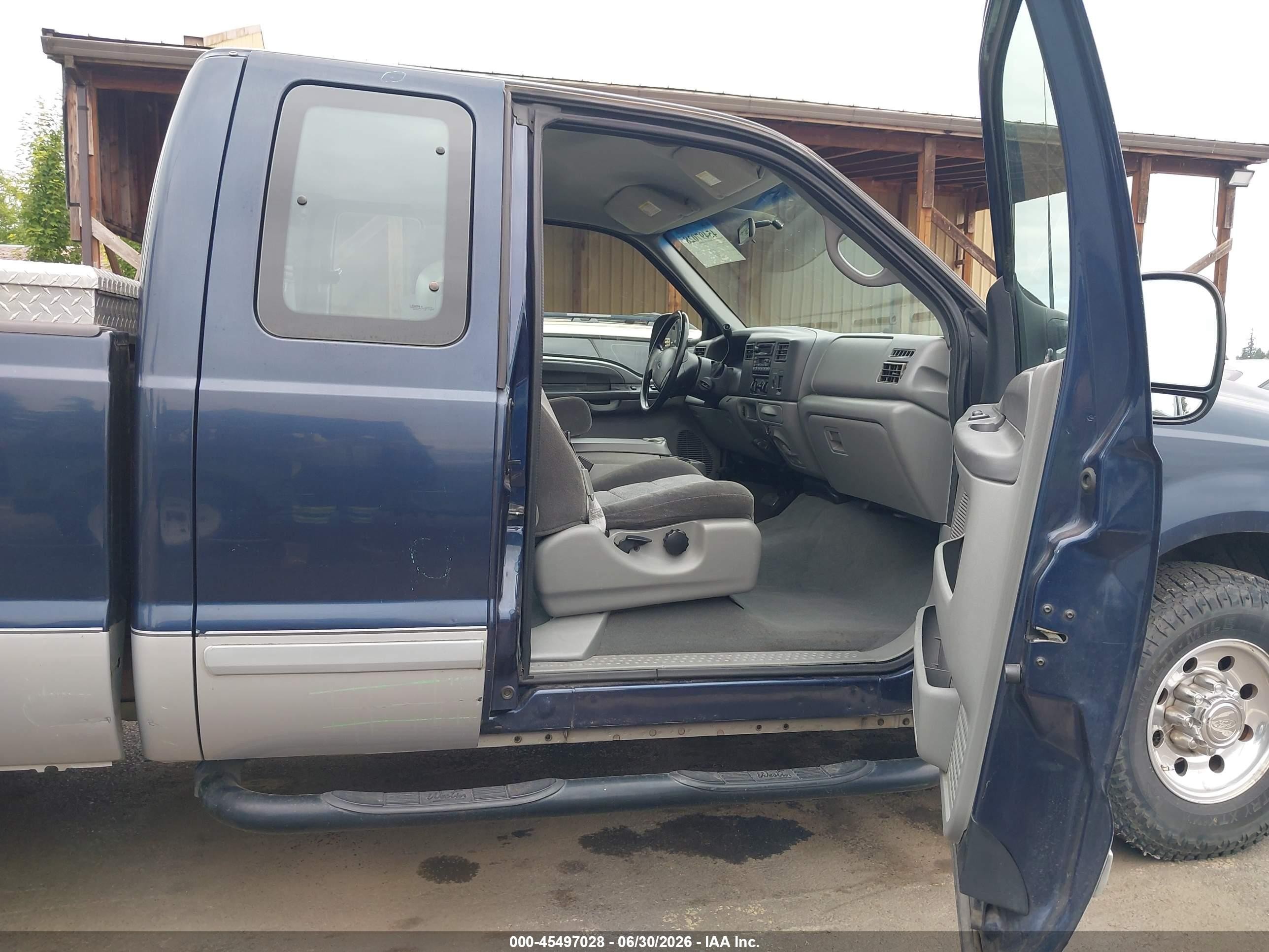 2002 Ford F-250 Lariat/xl/xlt Dark Blue vin: 1FTNX20L32EB78028