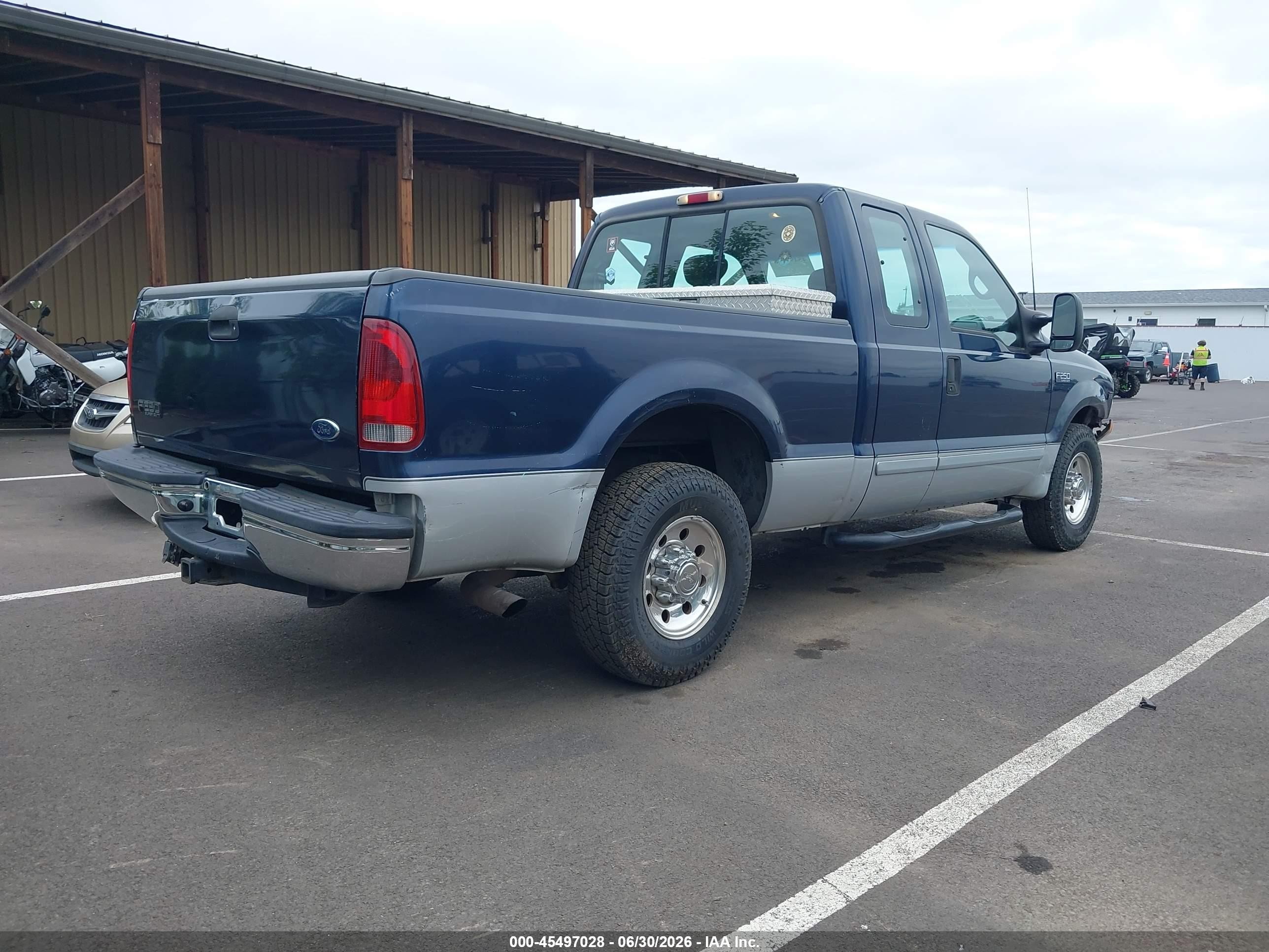2002 Ford F-250 Lariat/xl/xlt Dark Blue vin: 1FTNX20L32EB78028