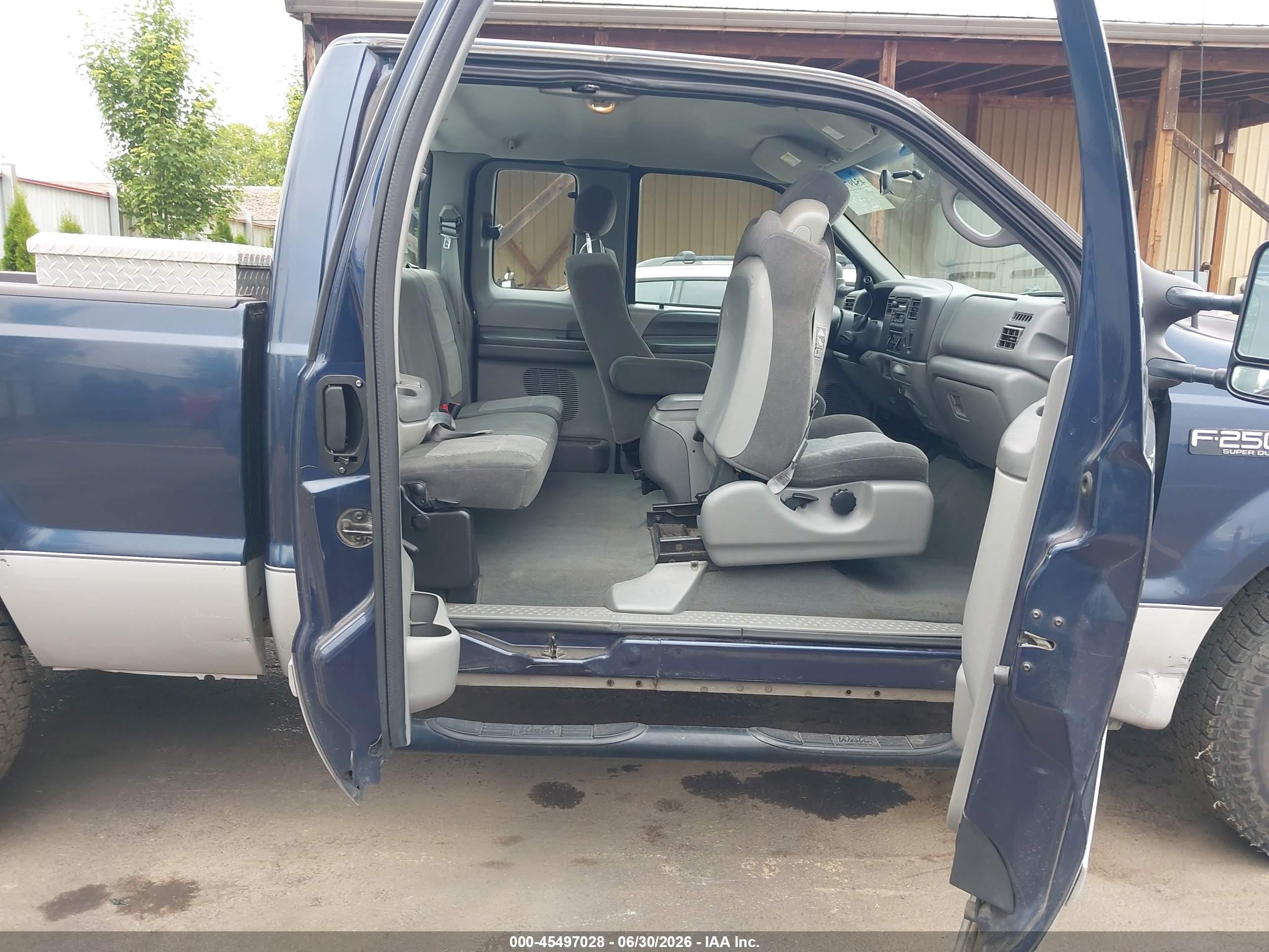 2002 Ford F-250 Lariat/xl/xlt Dark Blue vin: 1FTNX20L32EB78028