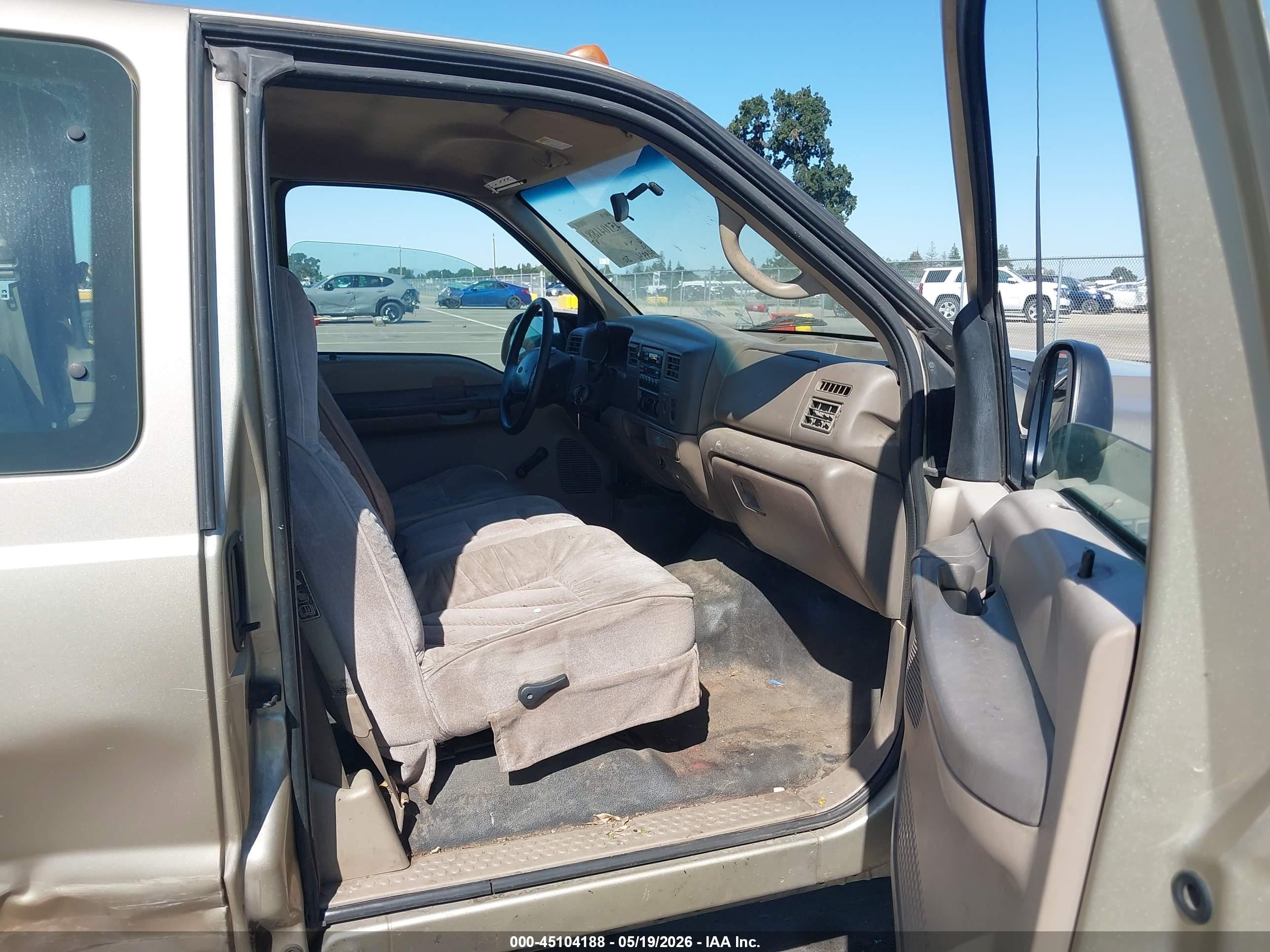 2001 Ford F-250 Lariat/xl/xlt Желто-коричневый vin: 1FTNX20L41EA87185