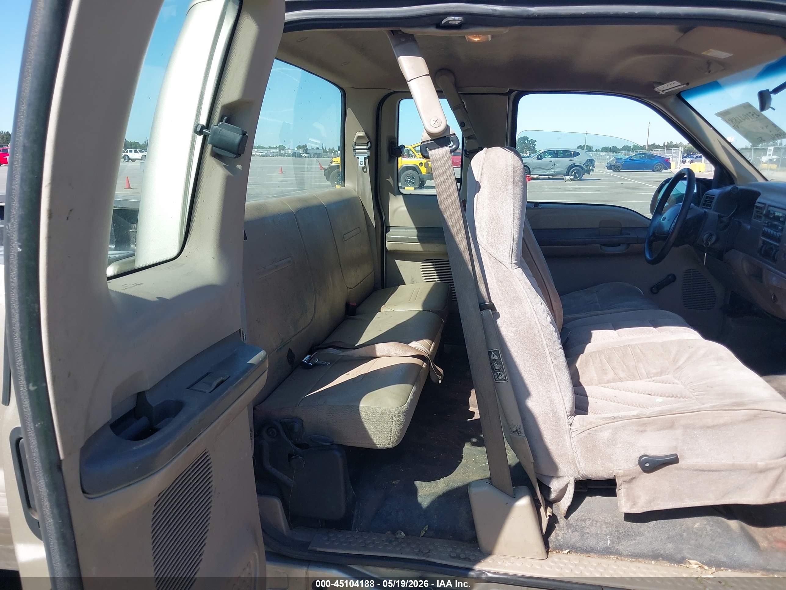 2001 Ford F-250 Lariat/xl/xlt Желто-коричневый vin: 1FTNX20L41EA87185