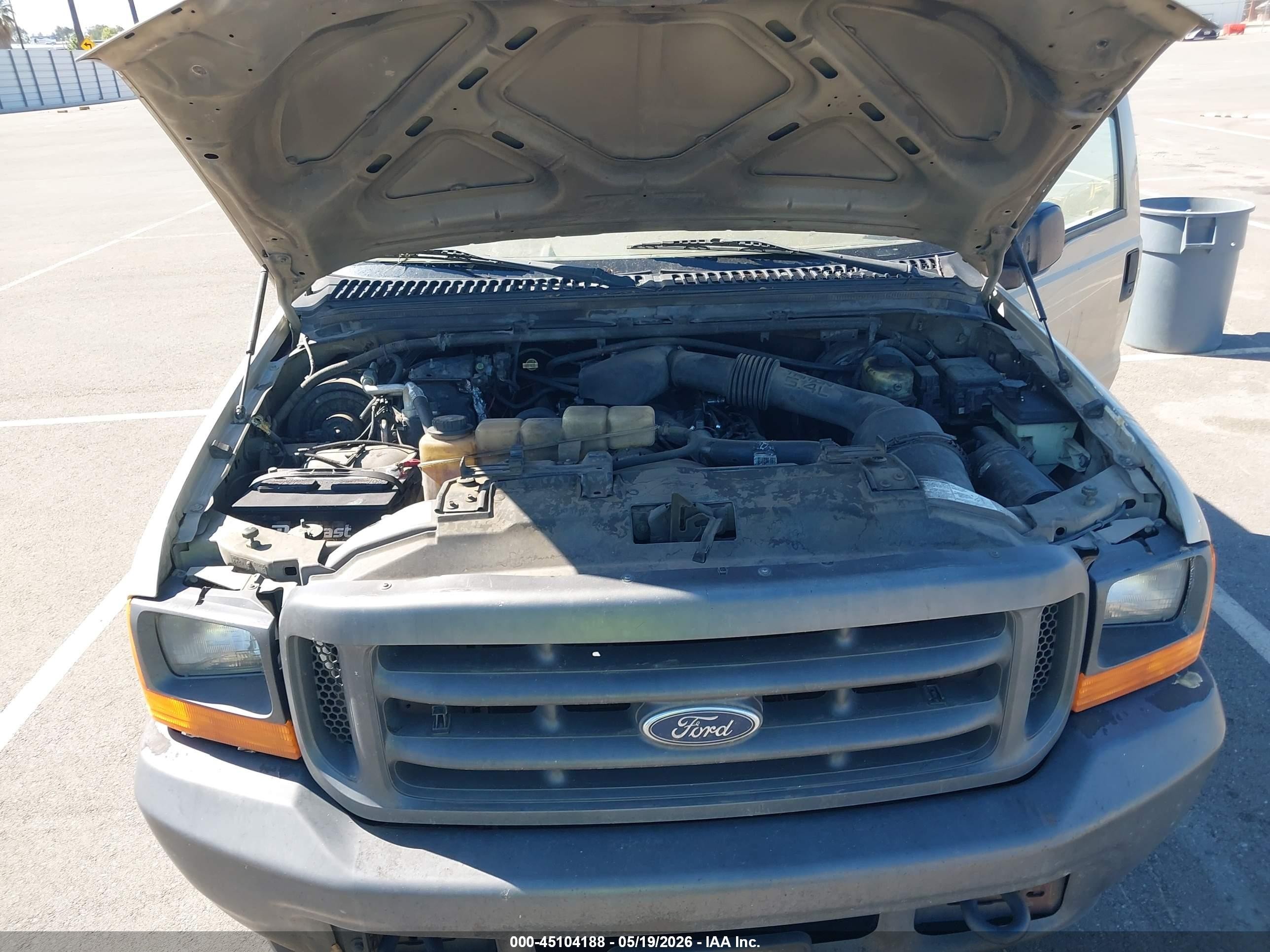 2001 Ford F-250 Lariat/xl/xlt Желто-коричневый vin: 1FTNX20L41EA87185