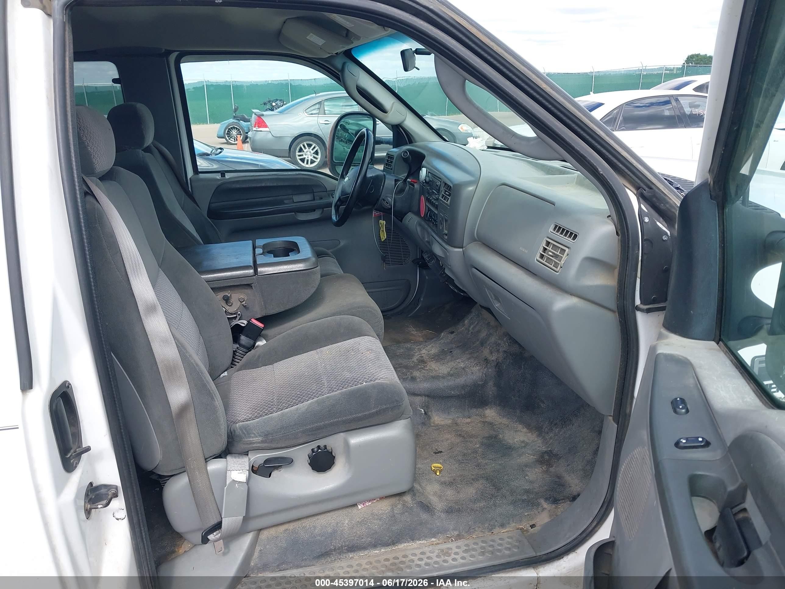2003 Ford F-250 Lariat/xl/xlt White vin: 1FTNX20L43EB32869