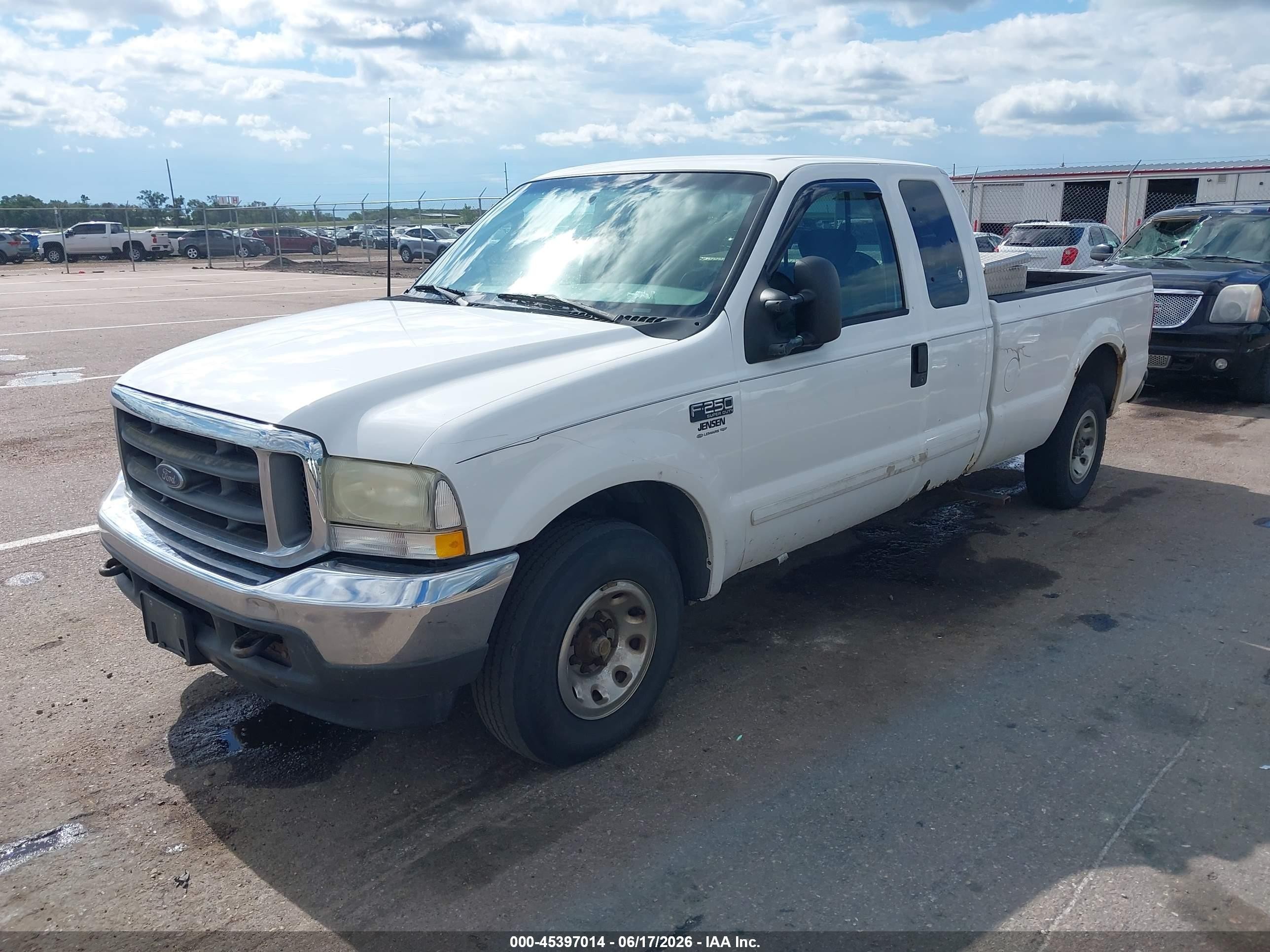 2003 Ford F-250 Lariat/xl/xlt White vin: 1FTNX20L43EB32869