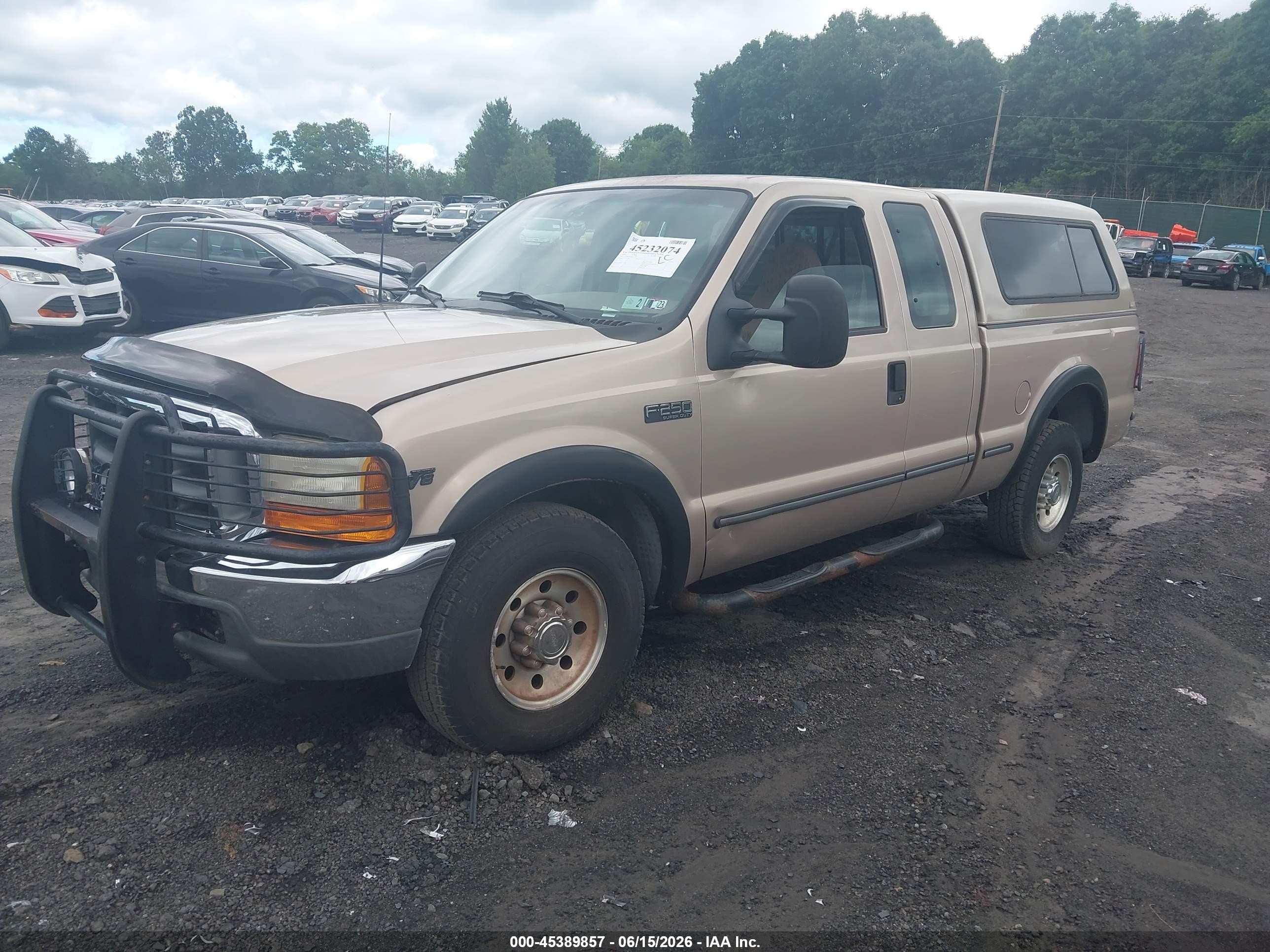 1999 Ford F-250 Lariat/xl/xlt Gold vin: 1FTNX20L4XEC91767