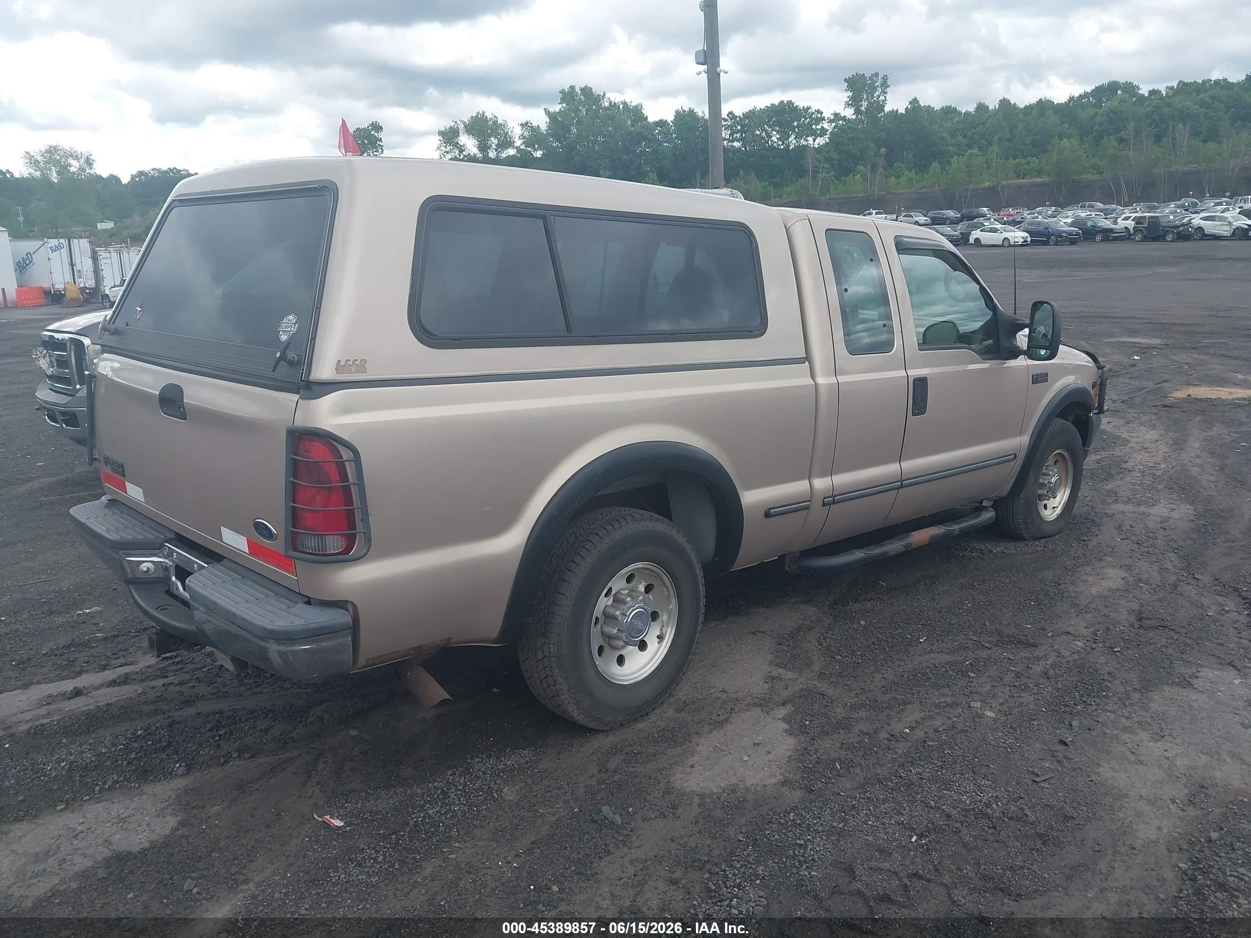 1999 Ford F-250 Lariat/xl/xlt Gold vin: 1FTNX20L4XEC91767