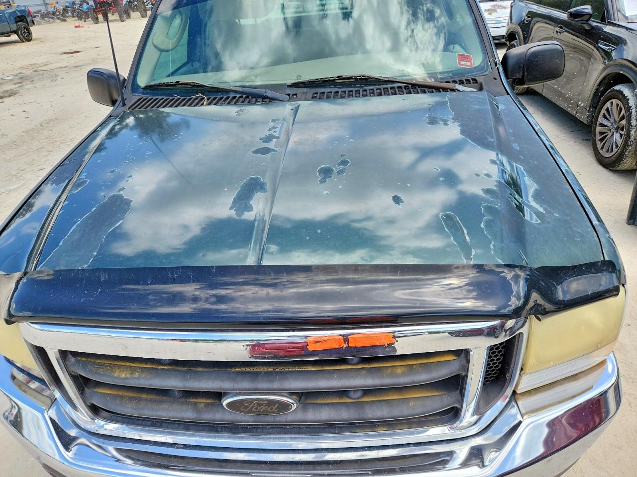 2003 Ford F250 Super Duty Green vin: 1FTNX20L53EB13926