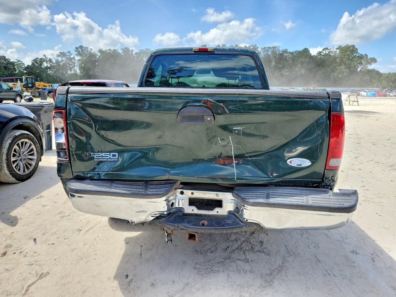 2003 Ford F250 Super Duty Green vin: 1FTNX20L53EB13926