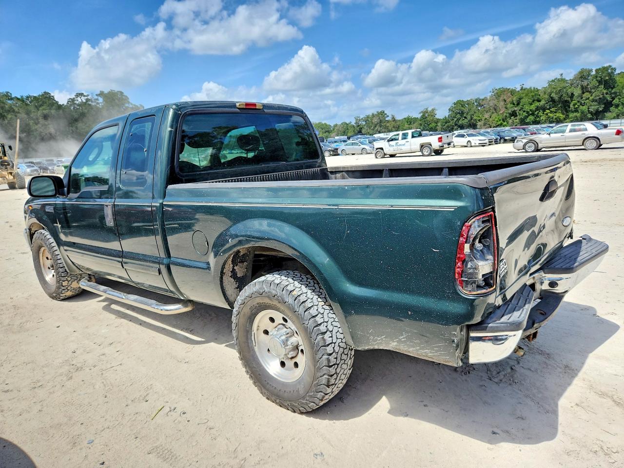 2003 Ford F250 Super Duty Green vin: 1FTNX20L53EB13926