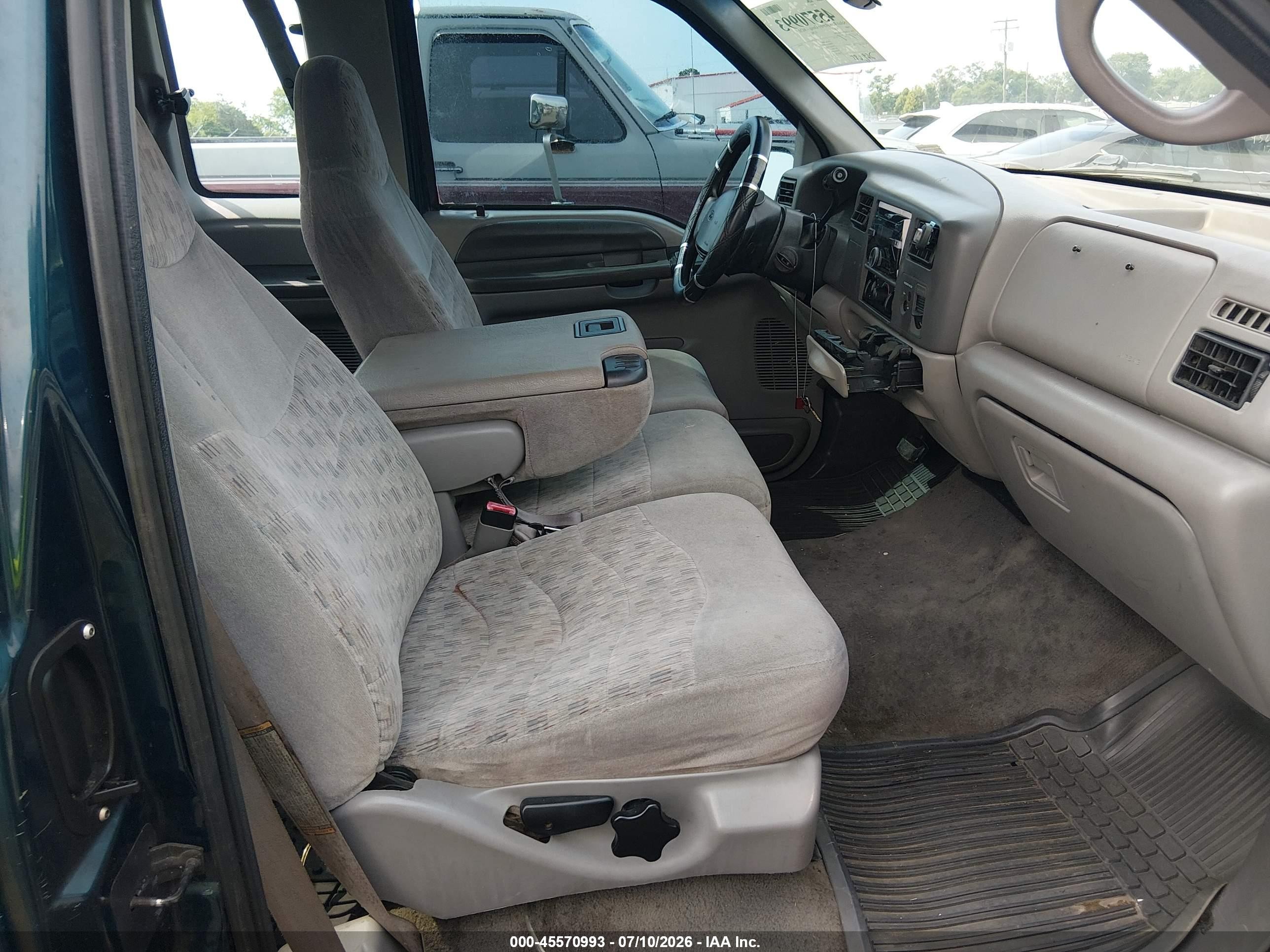 1999 Ford F-250 Lariat/xl/xlt Green vin: 1FTNX20L6XEB73994