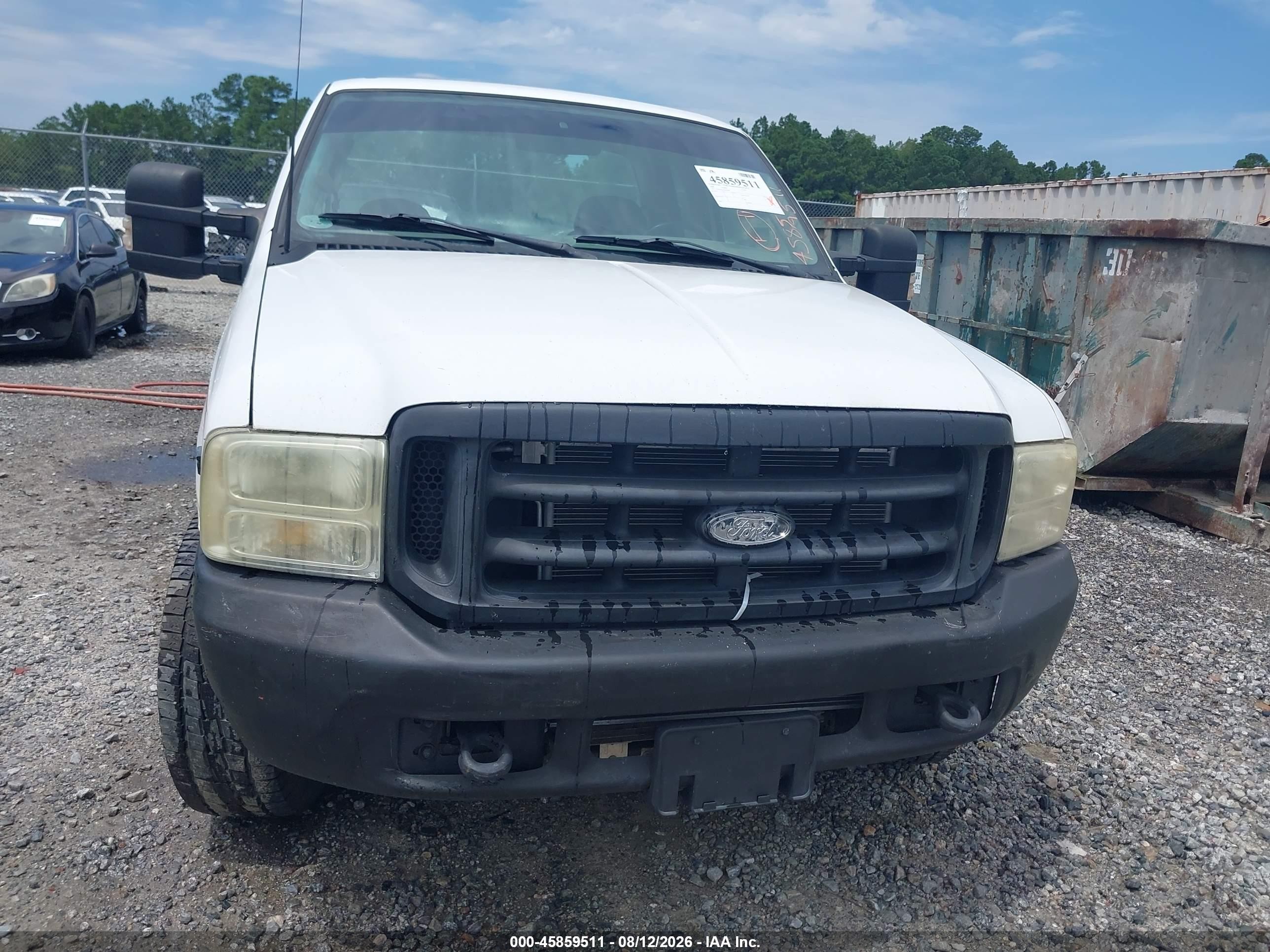 2000 Ford F-250 Lariat/xl/xlt White vin: 1FTNX20L7YEC03649