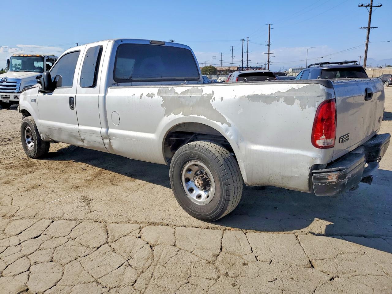 1999 Ford F250 Super Duty Silver vin: 1FTNX20L8XEC51871