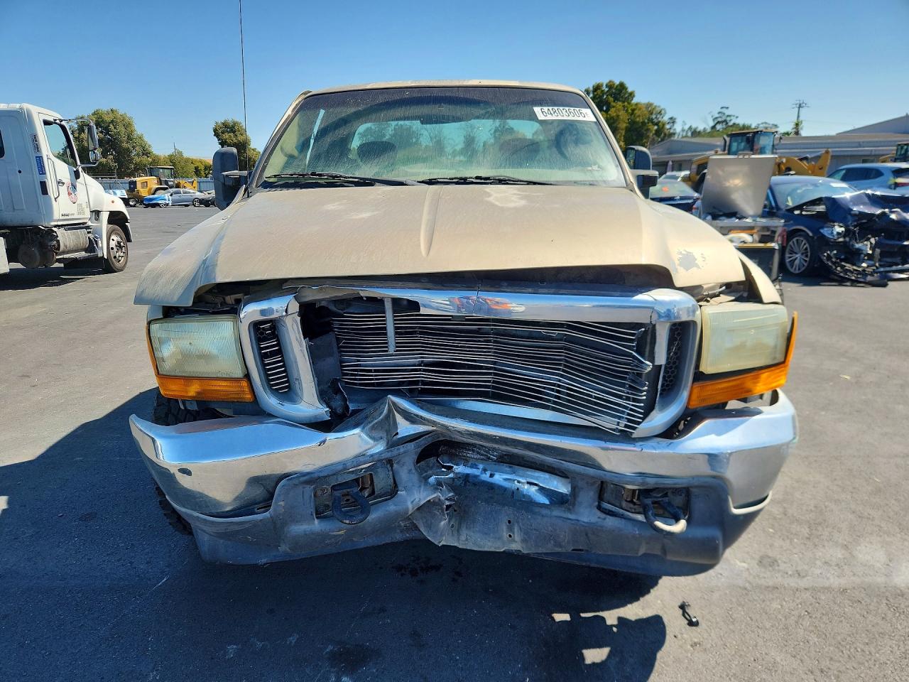 2001 Ford F250 Super Duty Gold vin: 1FTNX20L91ED51968