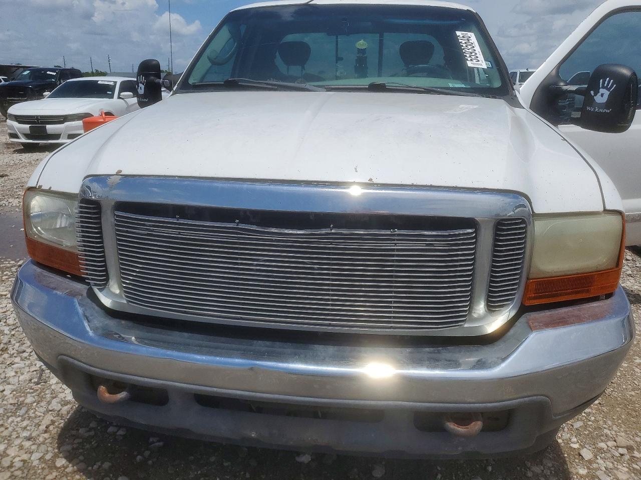 2003 Ford F250 Super Duty White vin: 1FTNX20L93EB85003