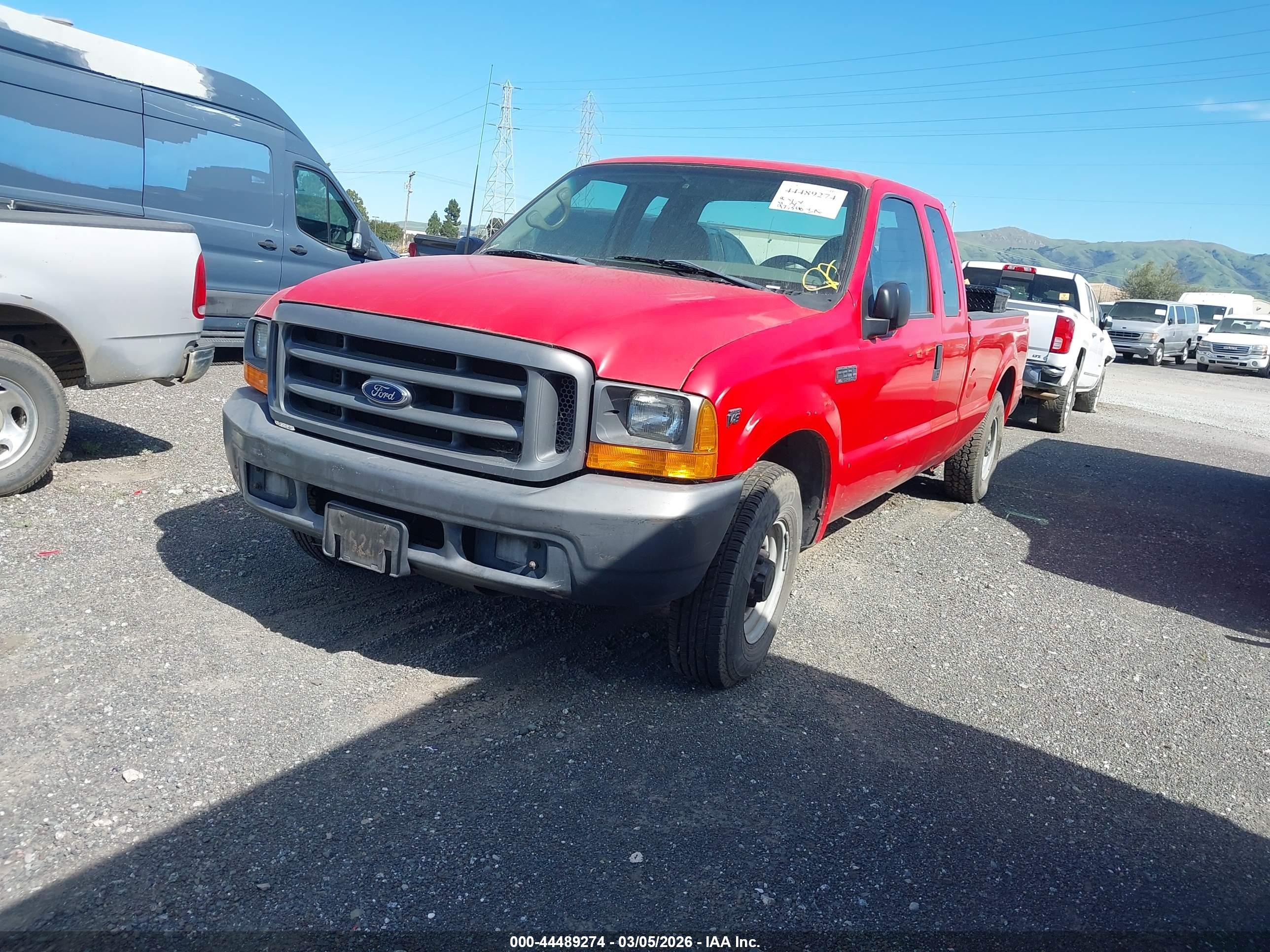 1999 Ford F-250 Lariat/xl/xlt Белый vin: 1FTNX20L9XEC53919