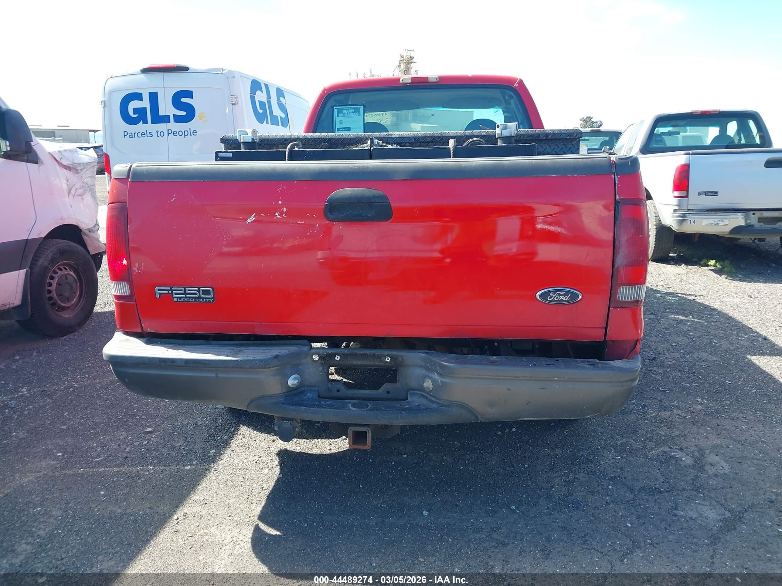 1999 Ford F-250 Lariat/xl/xlt Белый vin: 1FTNX20L9XEC53919