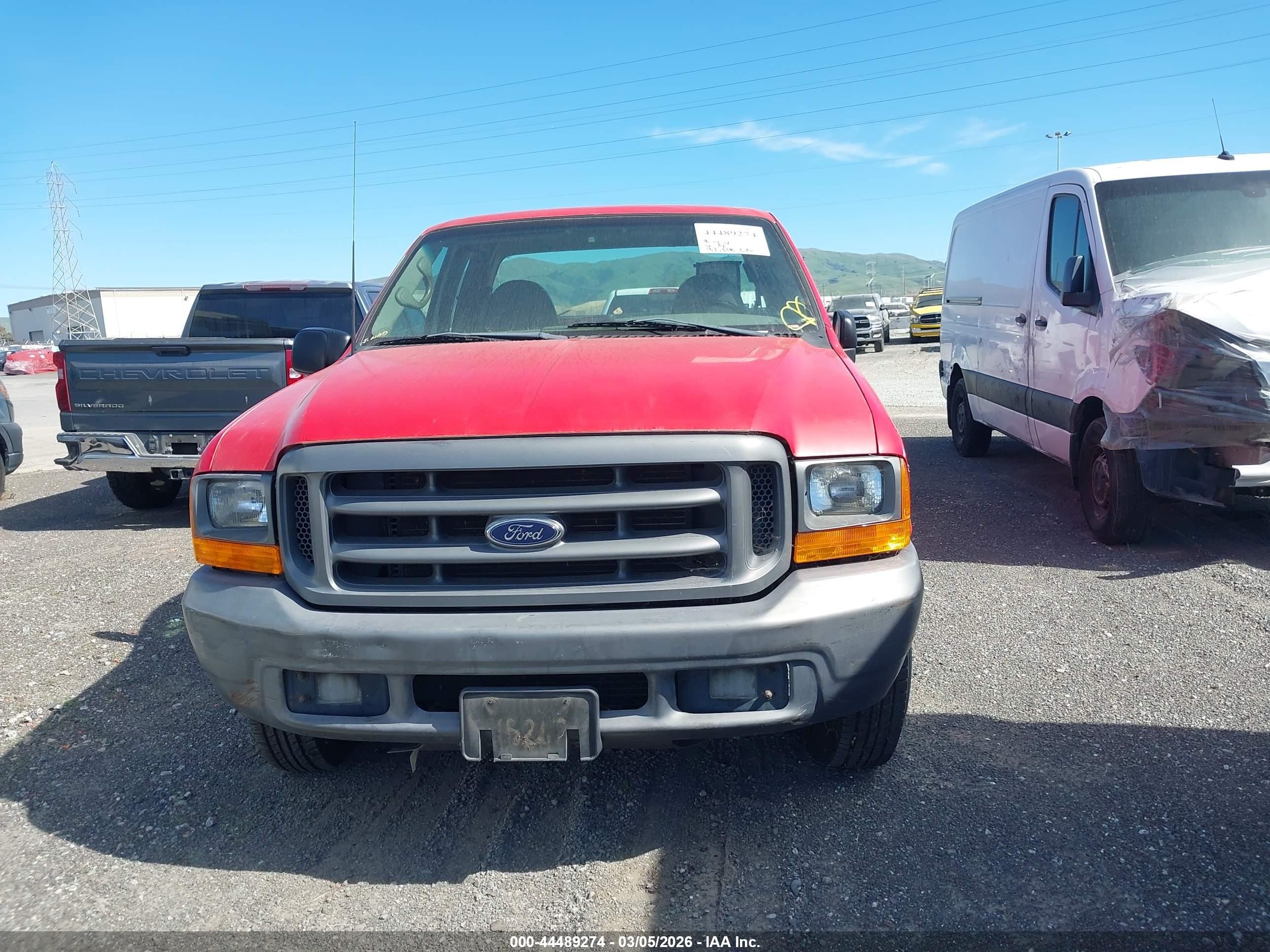 1999 Ford F-250 Lariat/xl/xlt Белый vin: 1FTNX20L9XEC53919