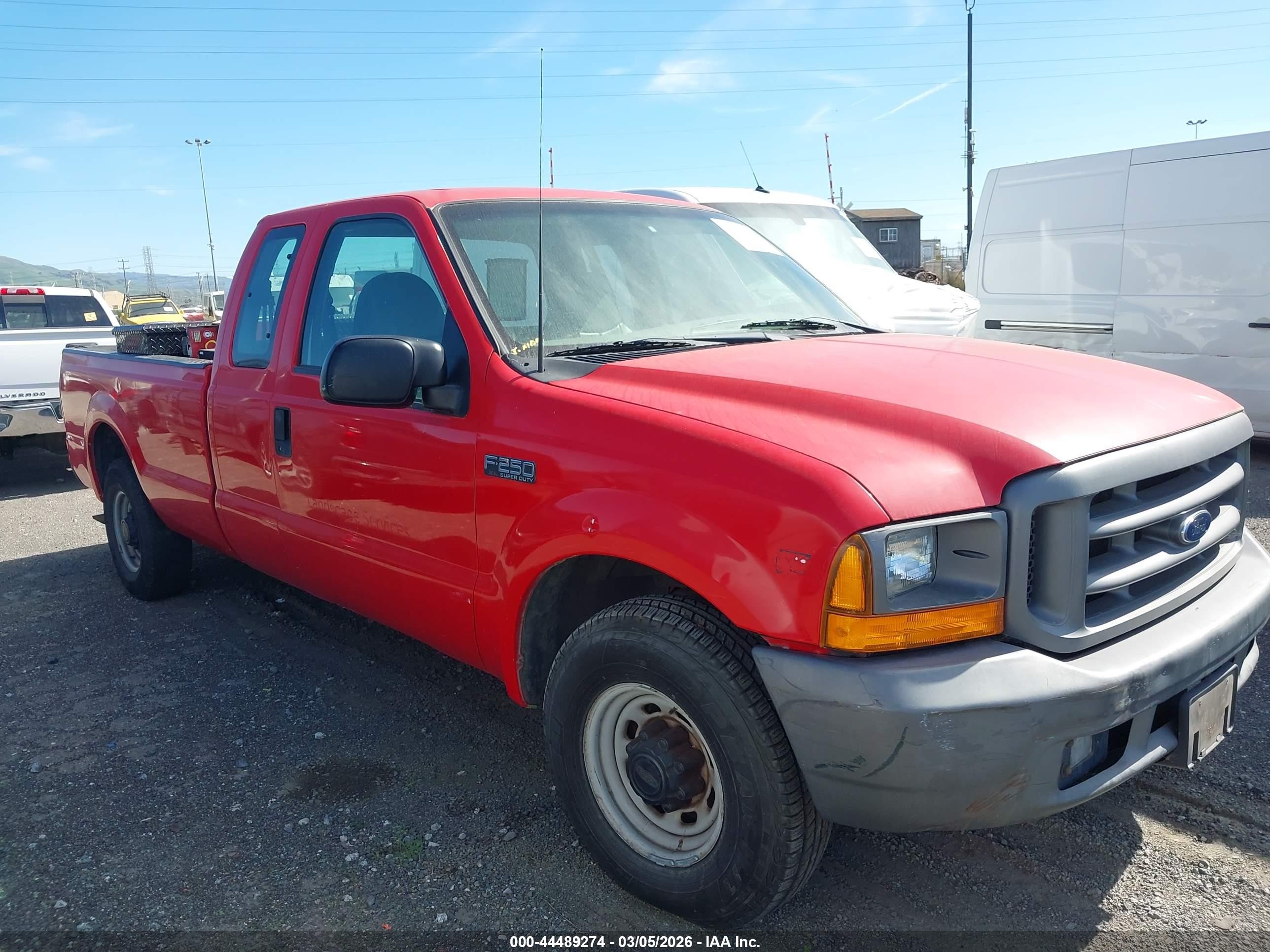 1999 Ford F-250 Lariat/xl/xlt Белый vin: 1FTNX20L9XEC53919
