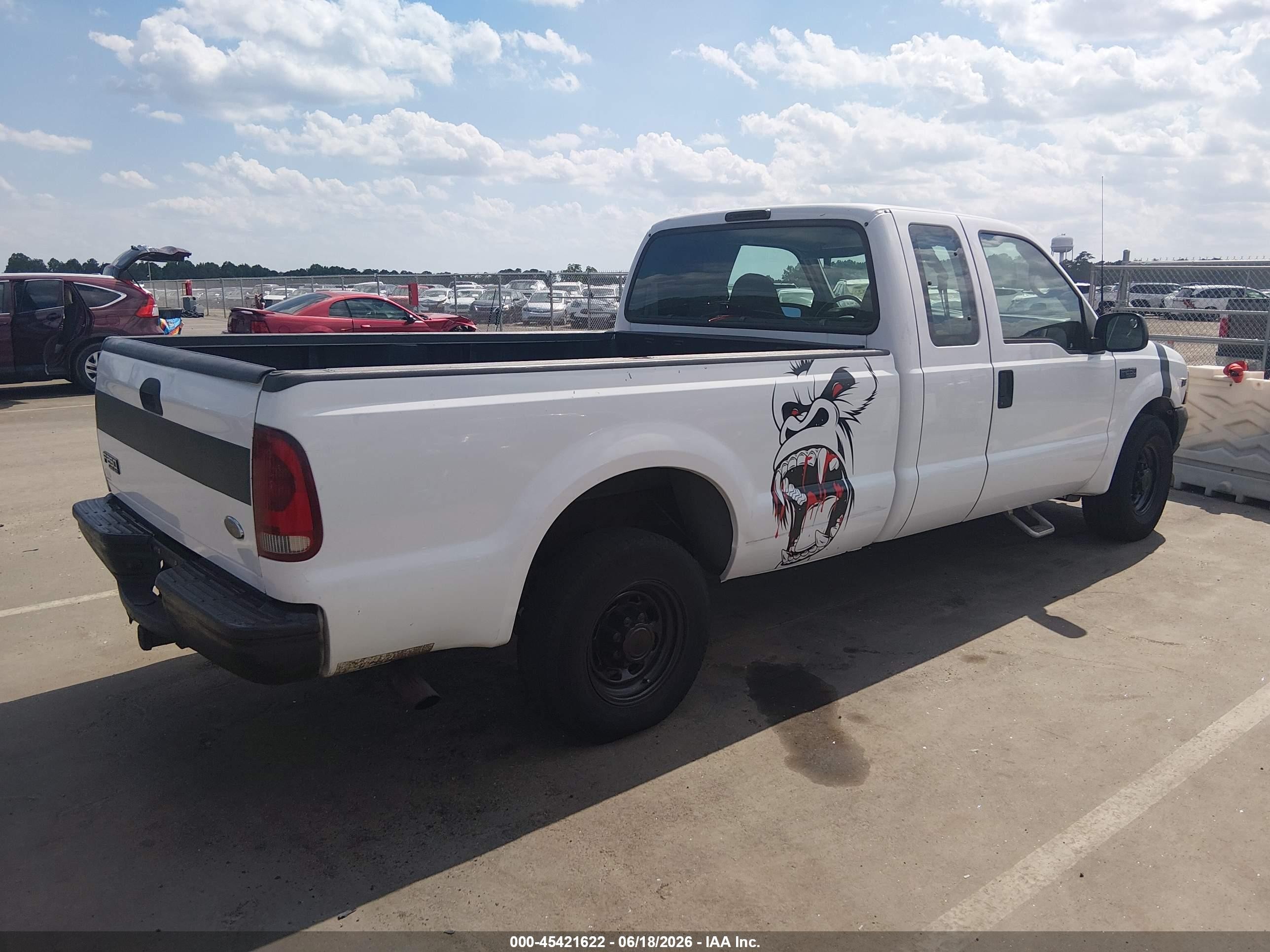 2002 Ford F-250 Lariat/xl/xlt Белый vin: 1FTNX20LX2ED70286