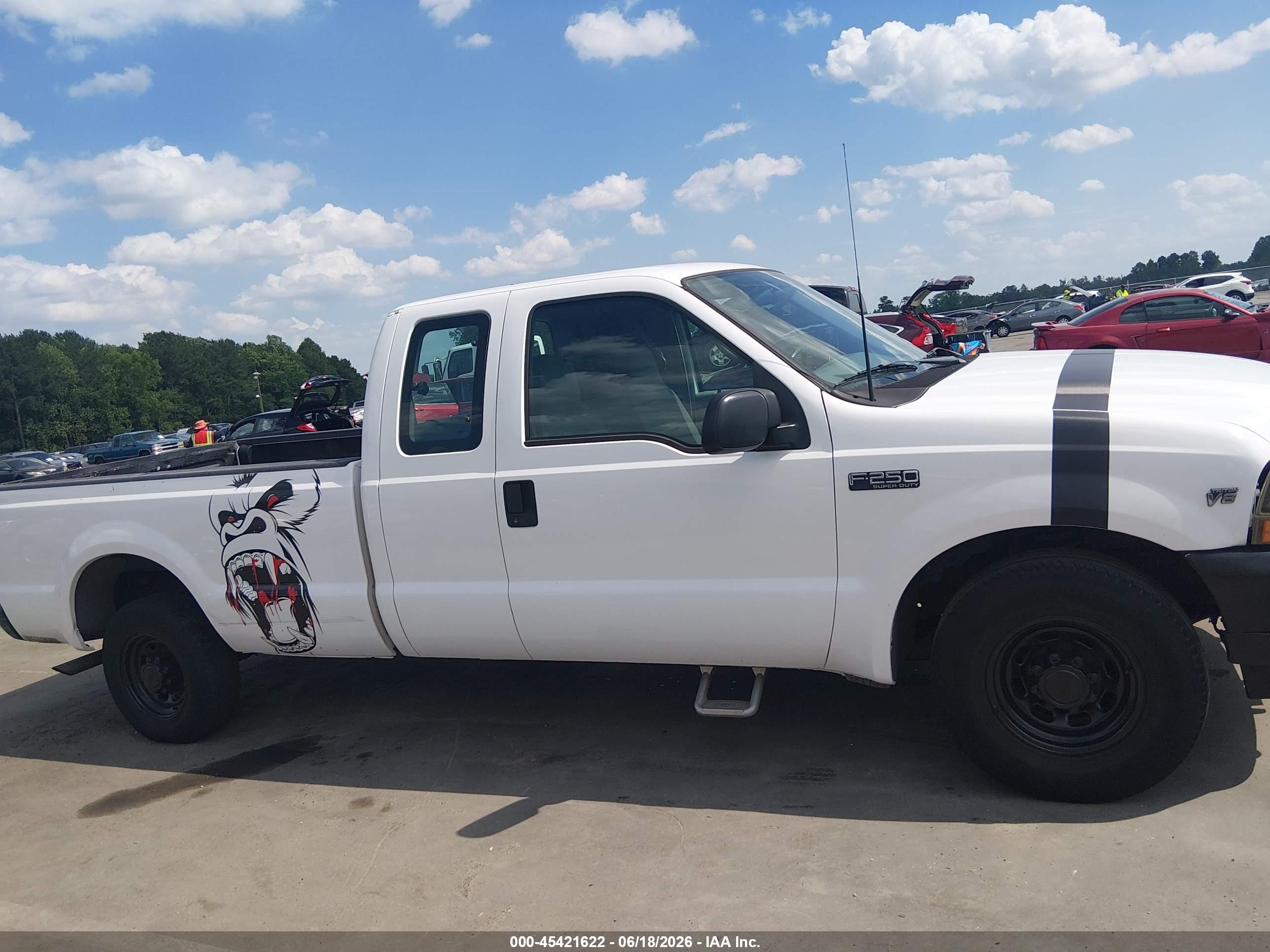 2002 Ford F-250 Lariat/xl/xlt Белый vin: 1FTNX20LX2ED70286