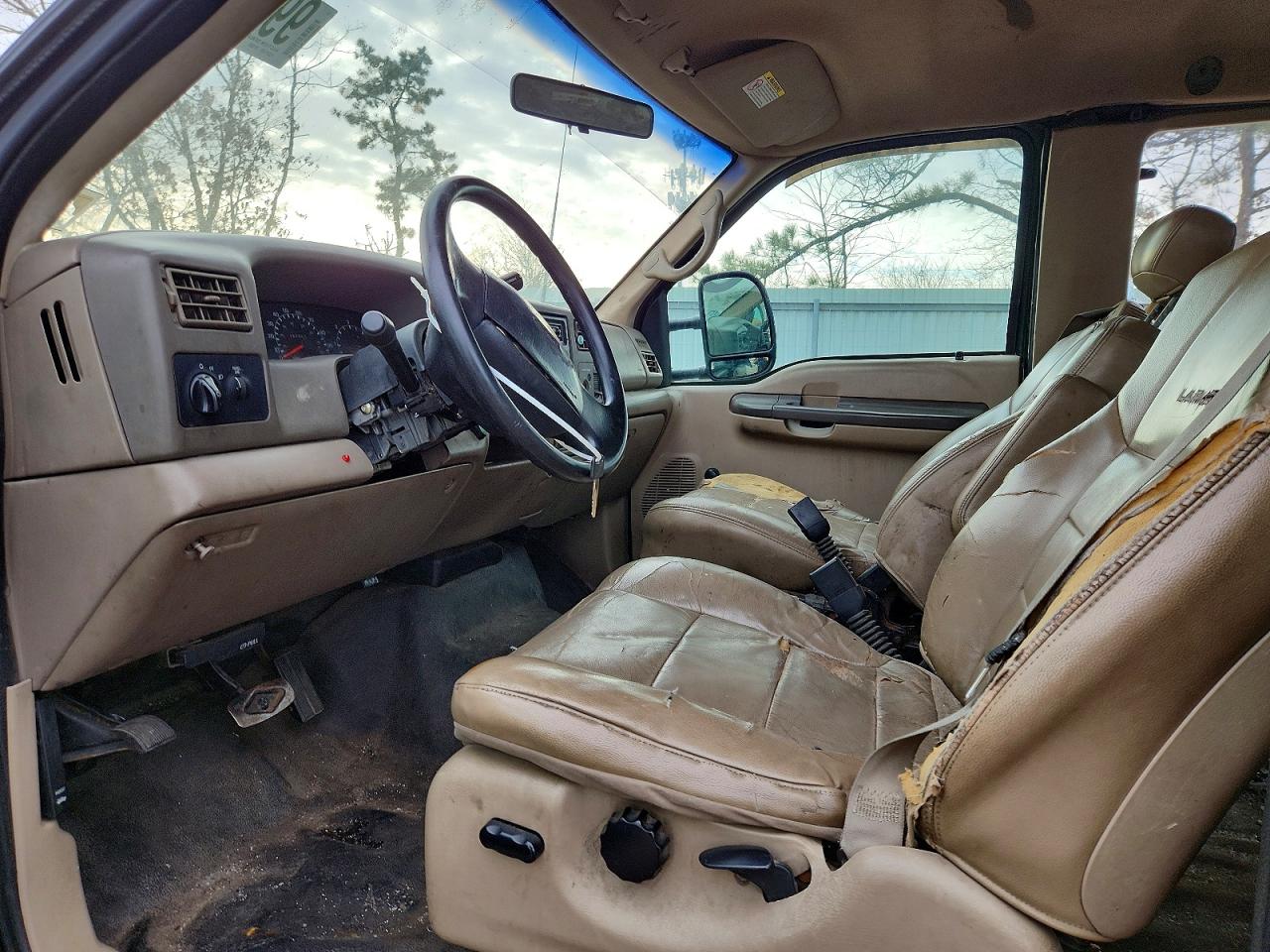 2000 Ford F250 Super Duty Green vin: 1FTNX20LXYEA59076