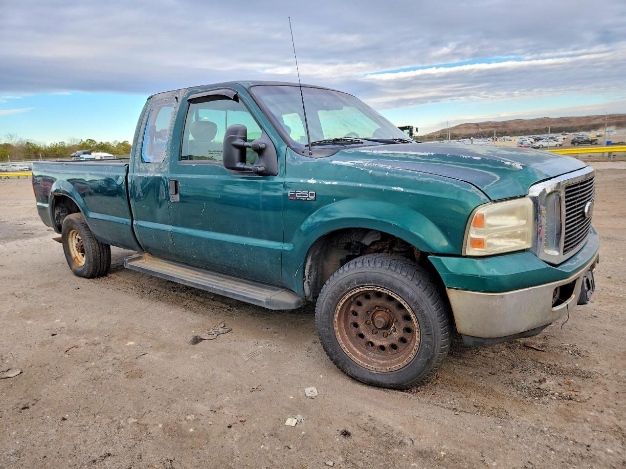 2000 Ford F250 Super Duty Green vin: 1FTNX20LXYEA59076