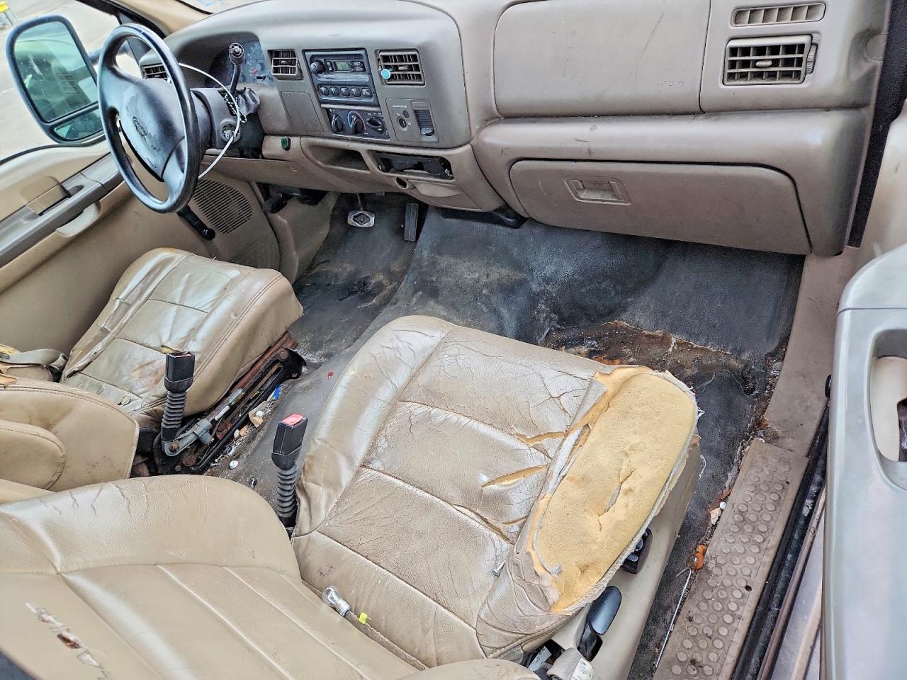 2000 Ford F250 Super Duty Green vin: 1FTNX20LXYEA59076