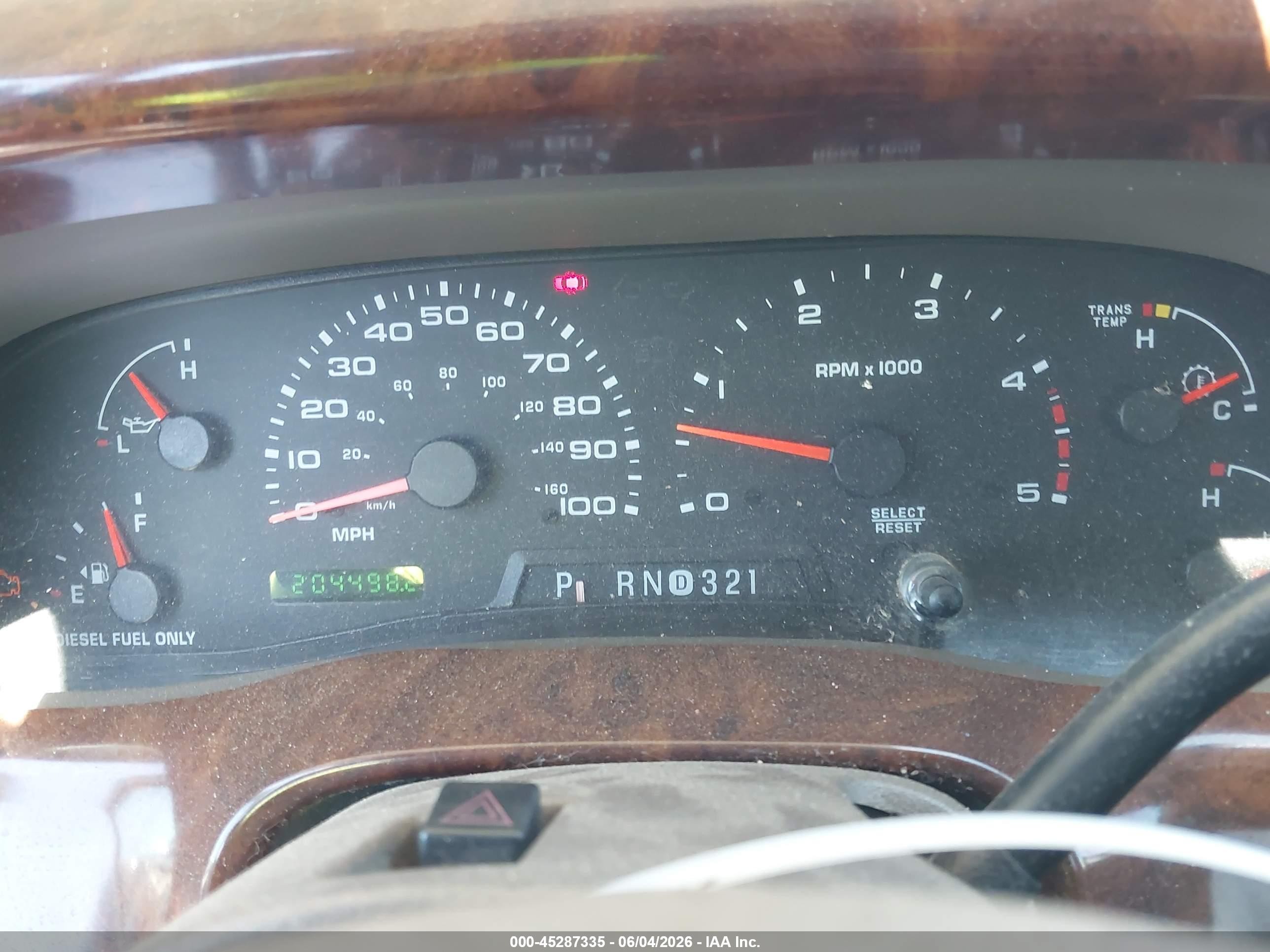 2003 Ford F-250 Lariat/xl/xlt Белый vin: 1FTNX20P43EB41252