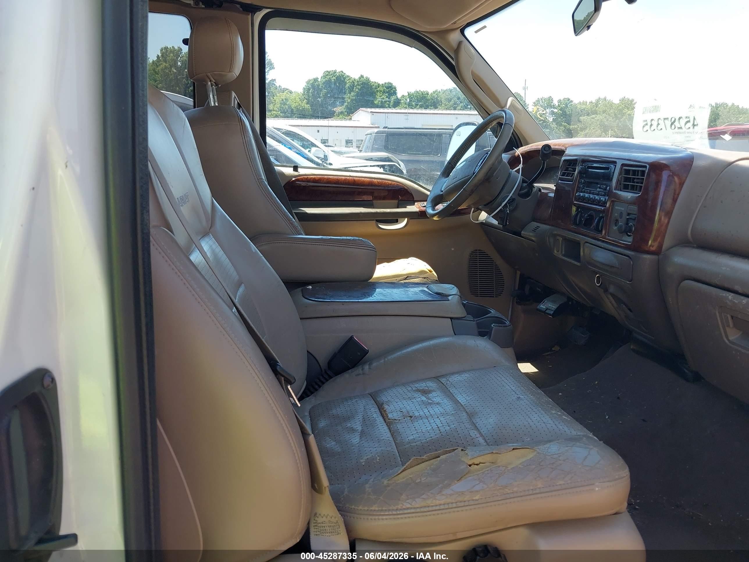 2003 Ford F-250 Lariat/xl/xlt Белый vin: 1FTNX20P43EB41252
