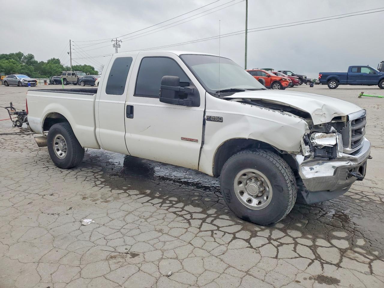2004 Ford F250 Super Duty Белый vin: 1FTNX20P54EA92323