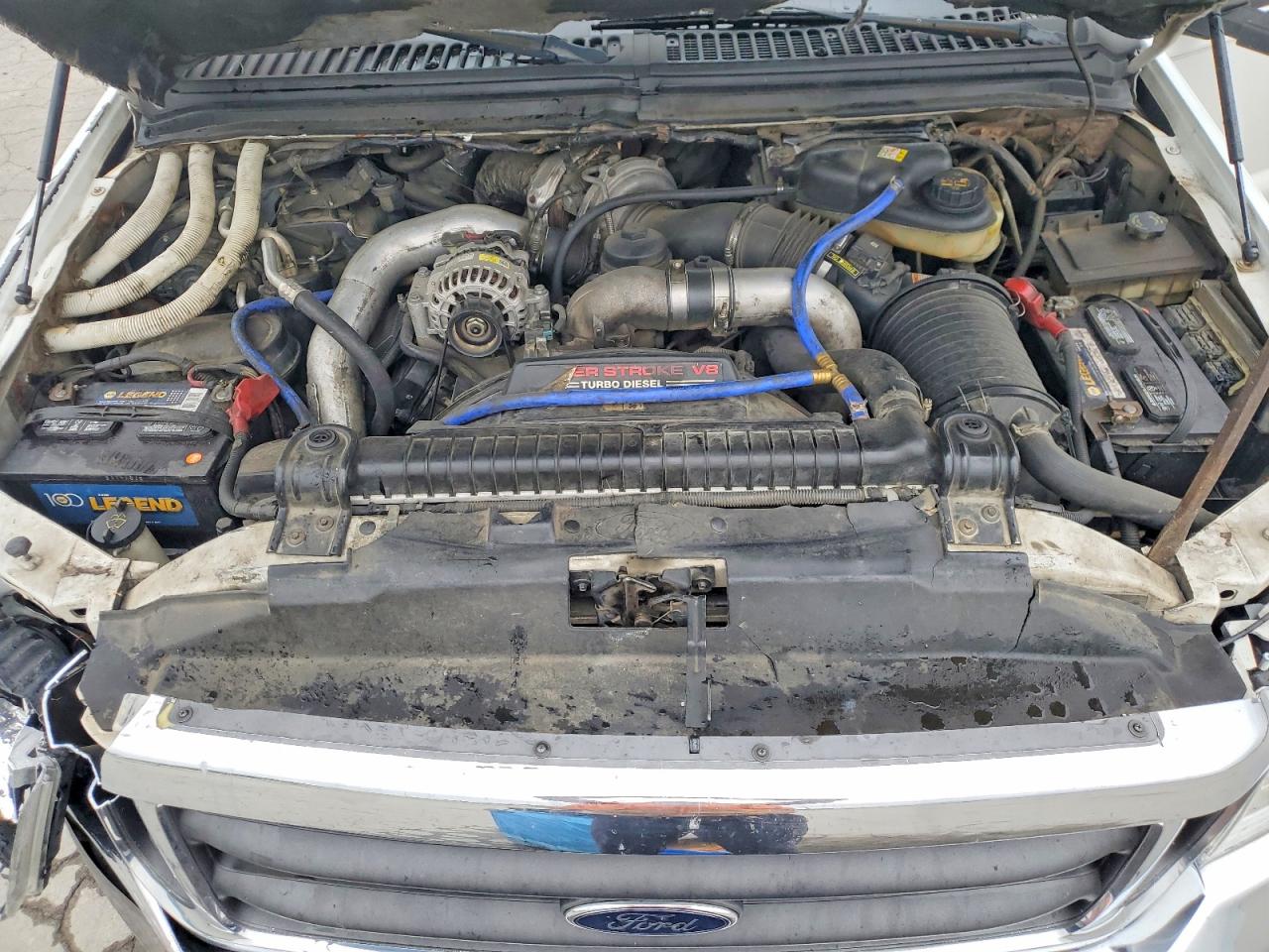 2004 Ford F250 Super Duty Белый vin: 1FTNX20P54EA92323