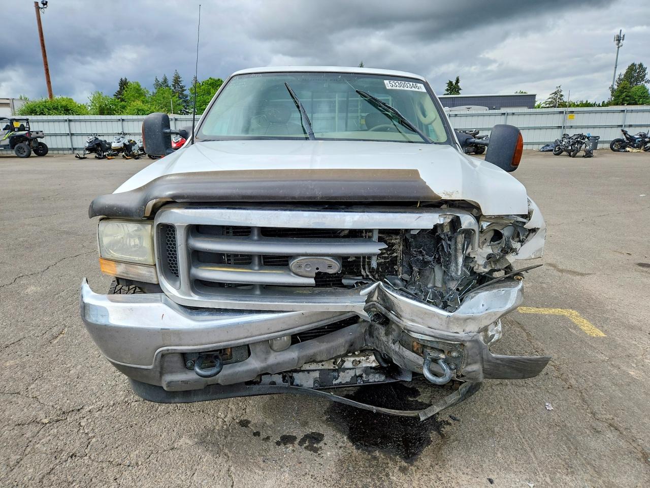 2003 Ford F250 Super Duty White vin: 1FTNX20P63ED62738