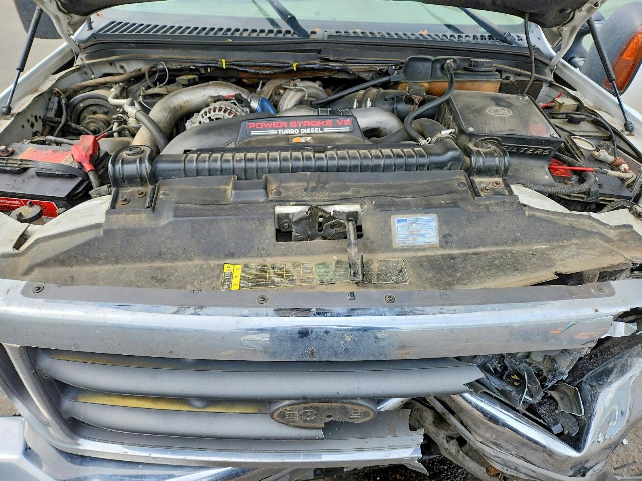 2003 Ford F250 Super Duty White vin: 1FTNX20P63ED62738