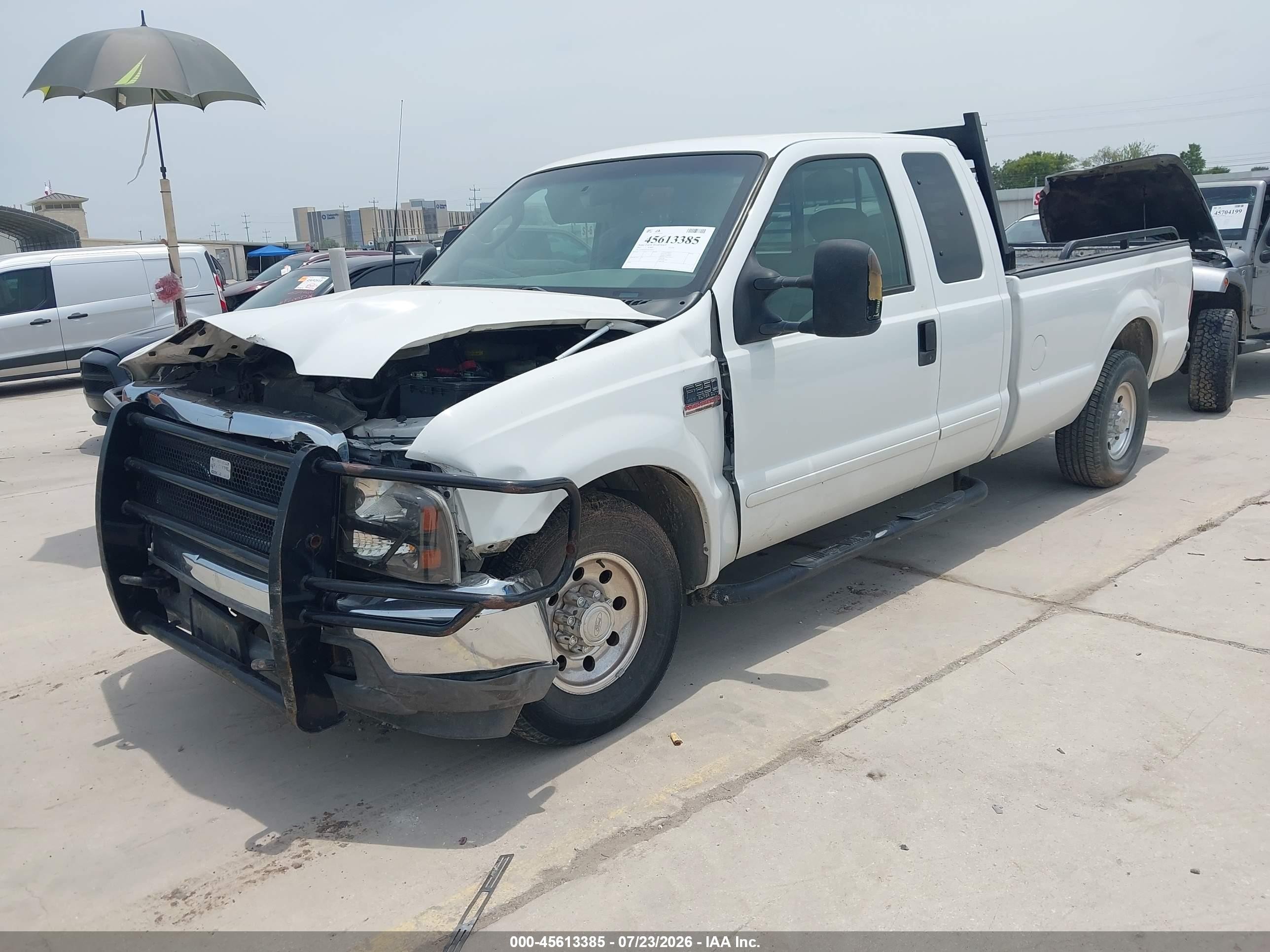 2003 Ford F-250 Lariat/xl/xlt White vin: 1FTNX20P73EC54953