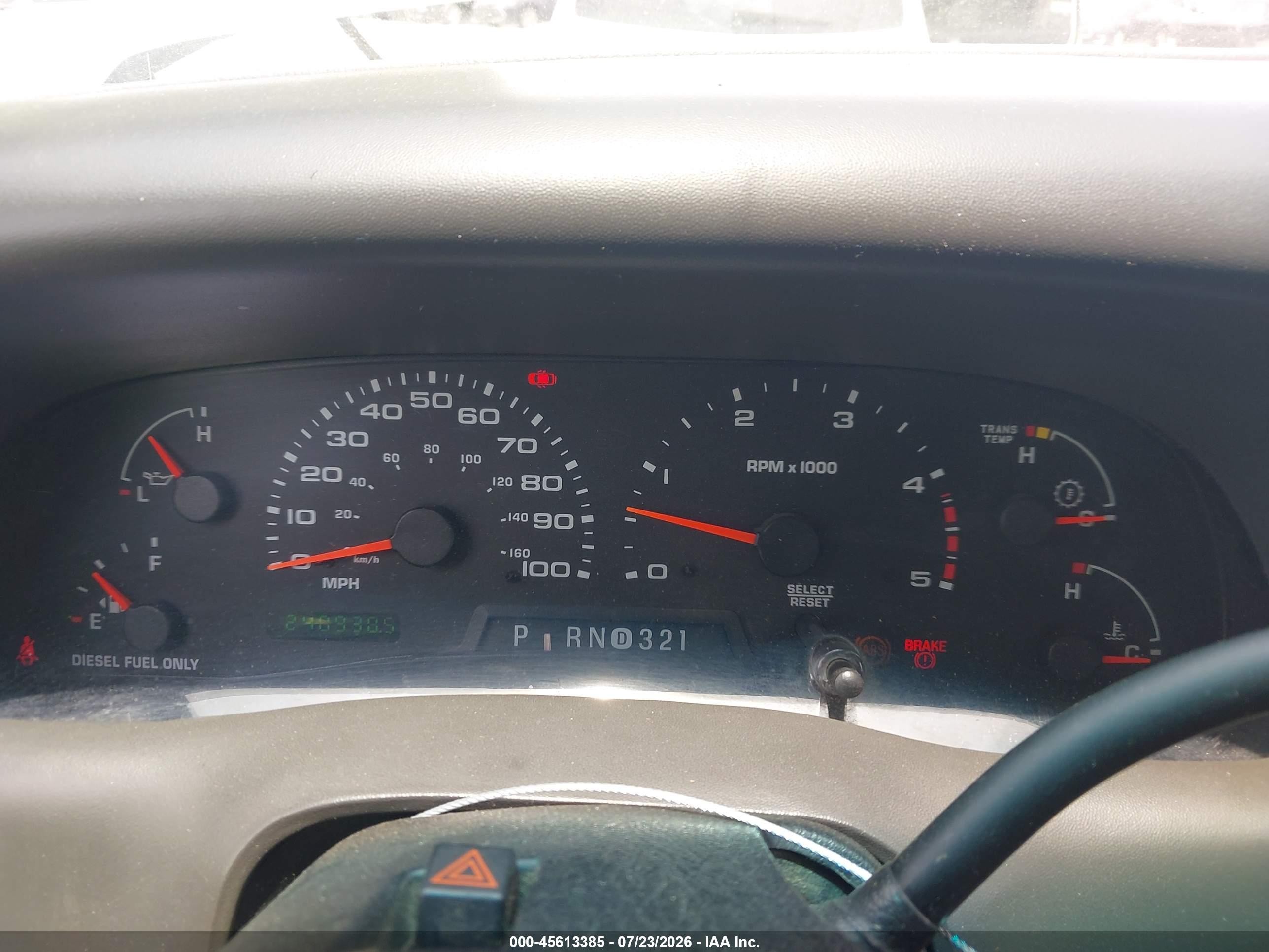 2003 Ford F-250 Lariat/xl/xlt White vin: 1FTNX20P73EC54953