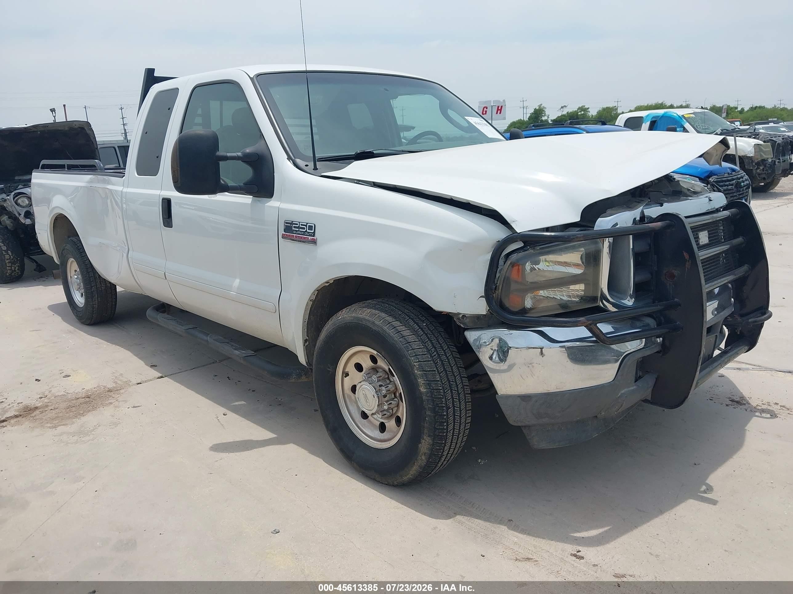 2003 Ford F-250 Lariat/xl/xlt White vin: 1FTNX20P73EC54953