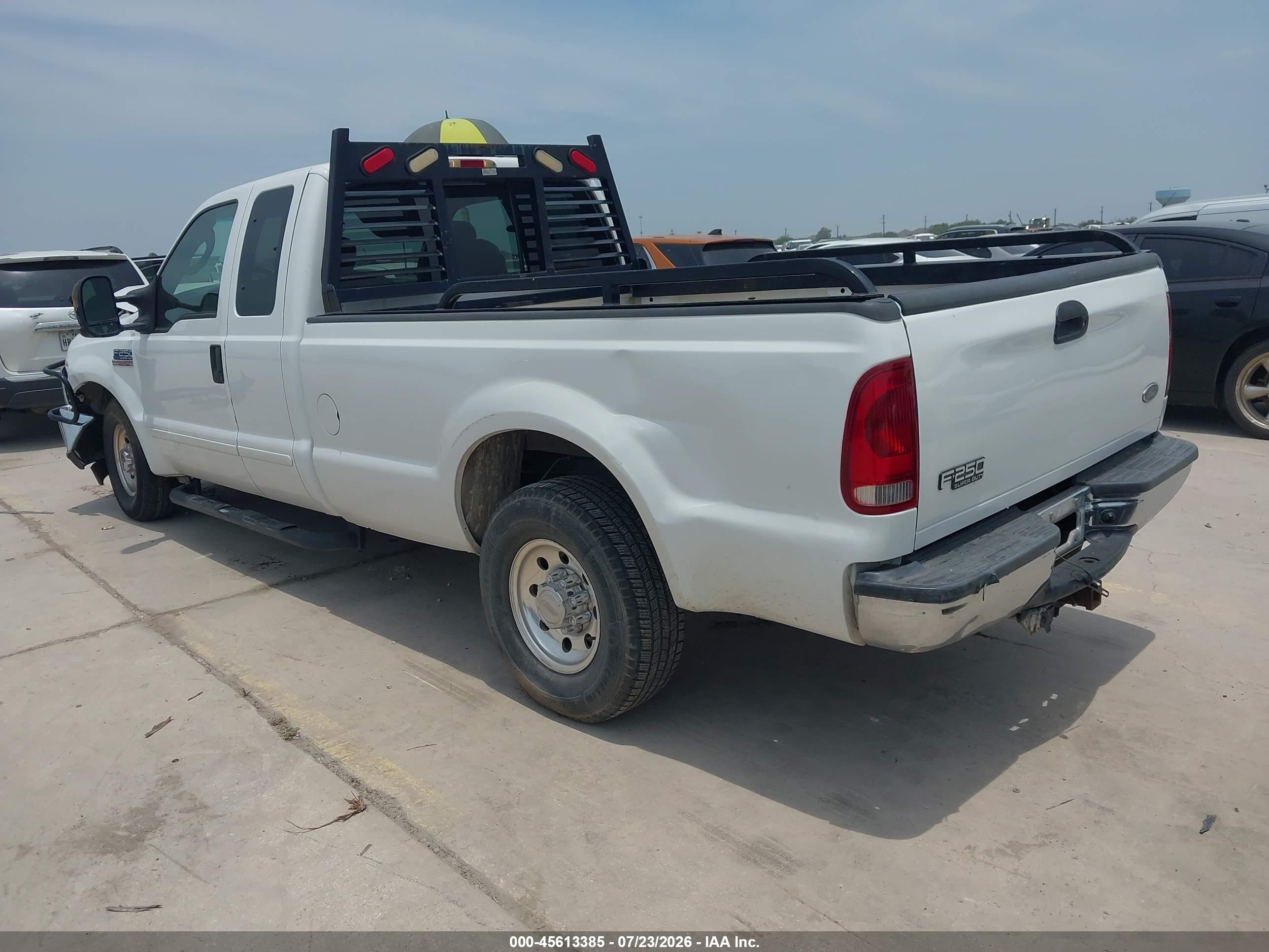 2003 Ford F-250 Lariat/xl/xlt White vin: 1FTNX20P73EC54953
