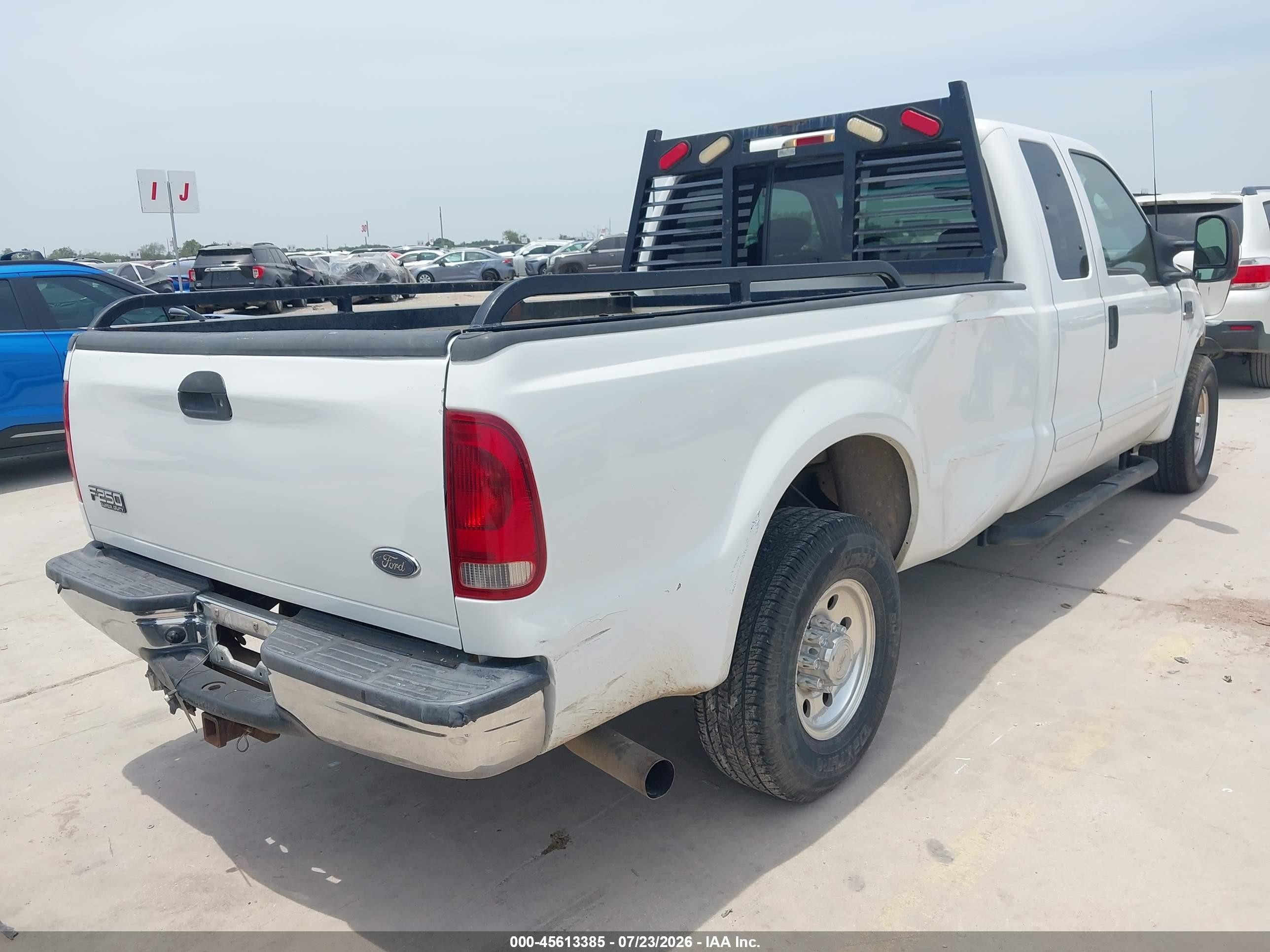 2003 Ford F-250 Lariat/xl/xlt White vin: 1FTNX20P73EC54953