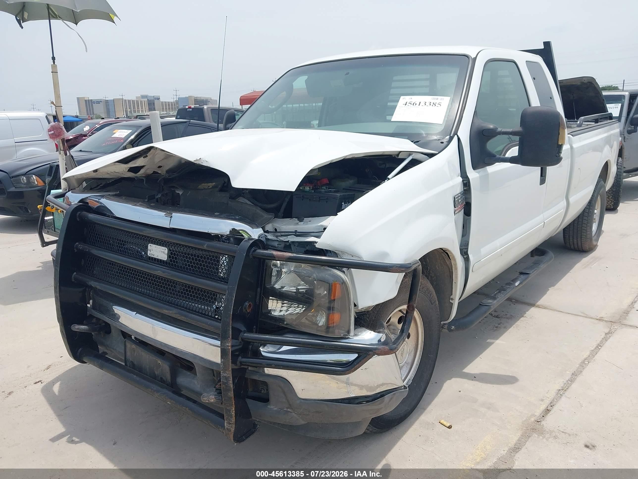 2003 Ford F-250 Lariat/xl/xlt White vin: 1FTNX20P73EC54953