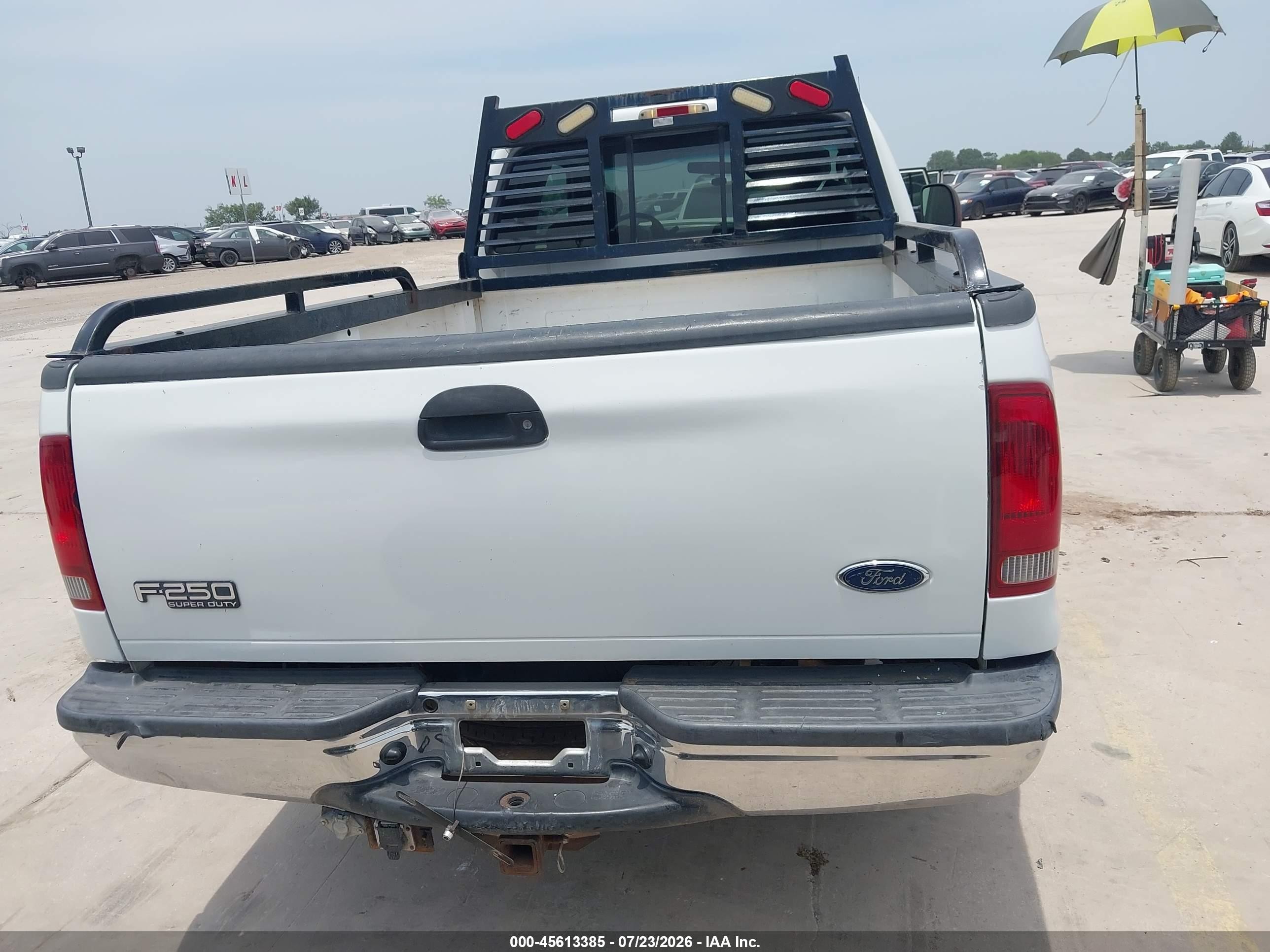 2003 Ford F-250 Lariat/xl/xlt White vin: 1FTNX20P73EC54953