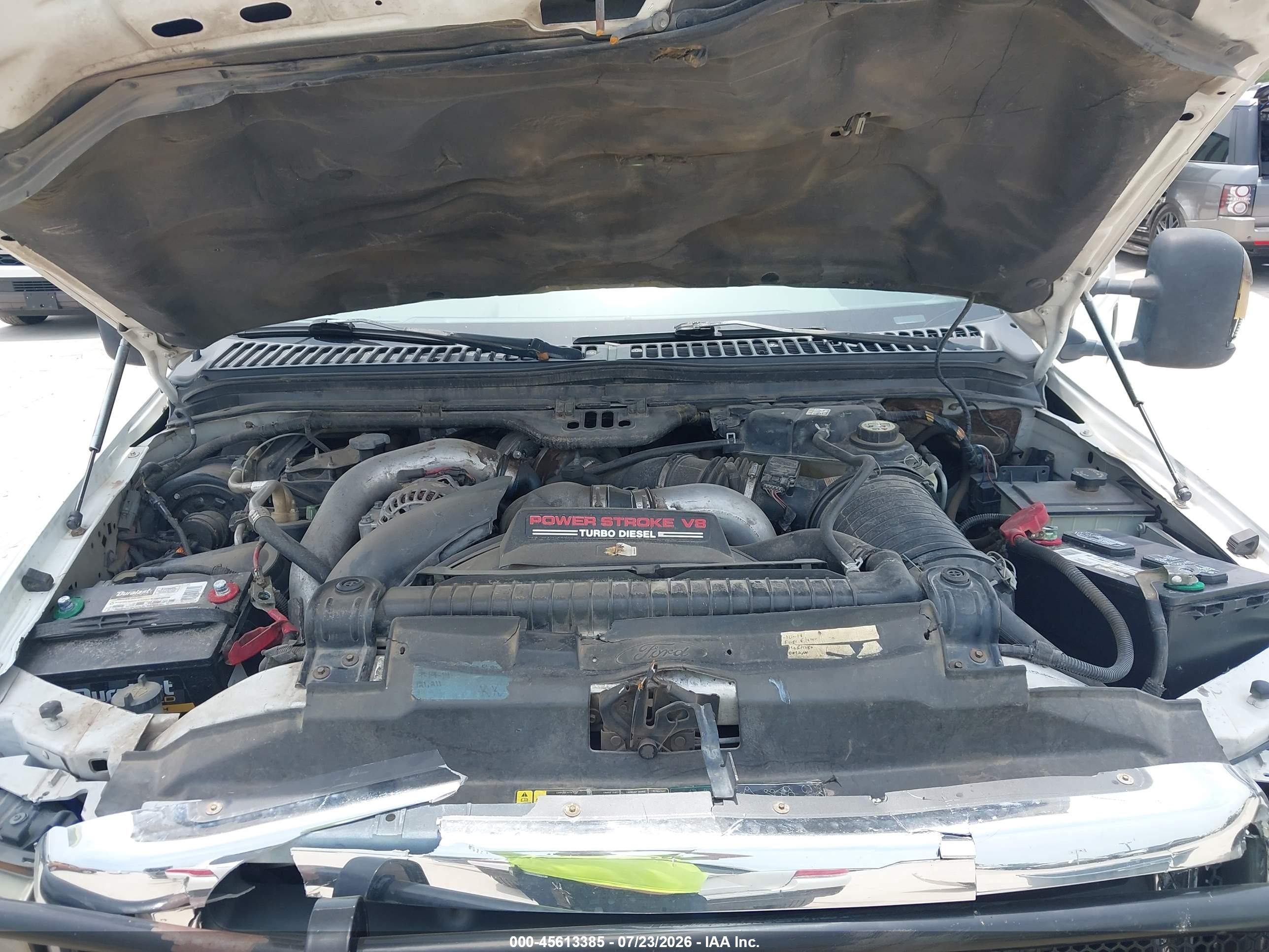 2003 Ford F-250 Lariat/xl/xlt White vin: 1FTNX20P73EC54953