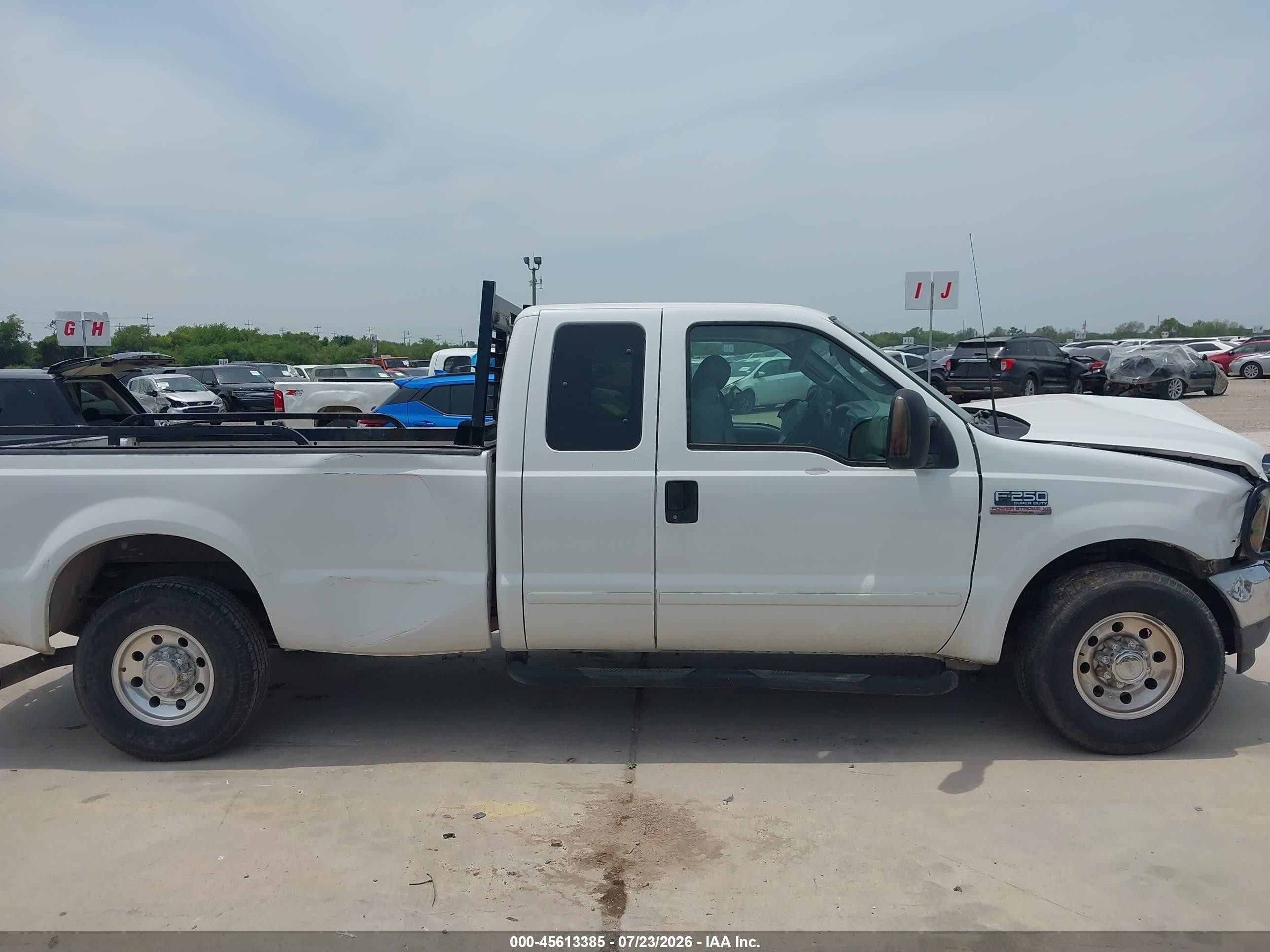 2003 Ford F-250 Lariat/xl/xlt White vin: 1FTNX20P73EC54953