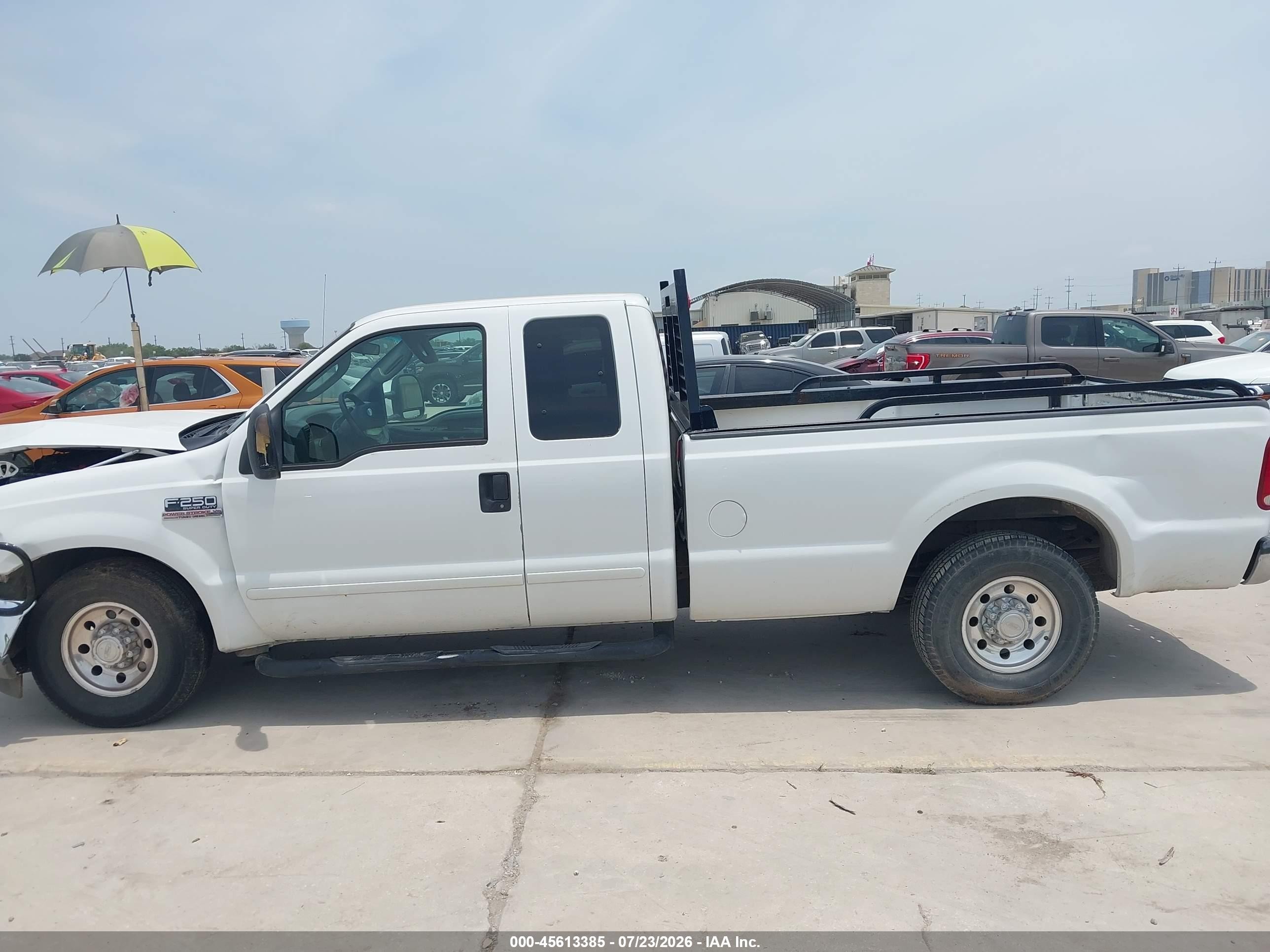 2003 Ford F-250 Lariat/xl/xlt White vin: 1FTNX20P73EC54953