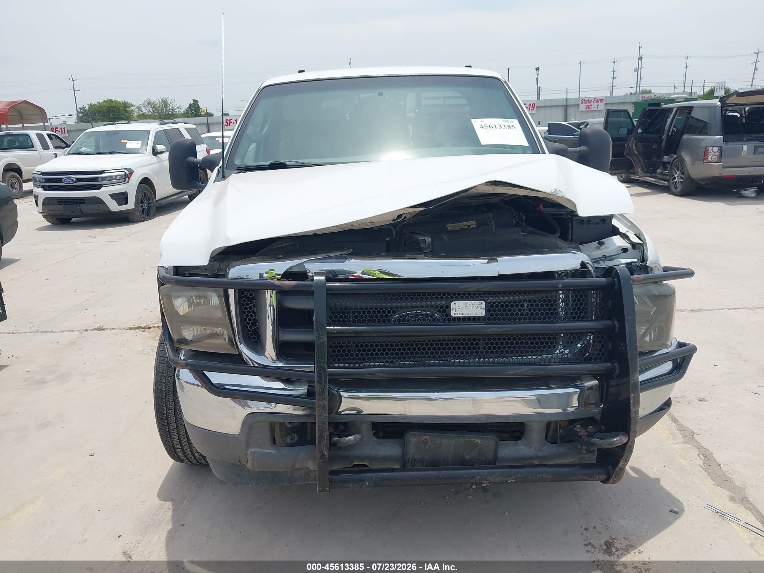2003 Ford F-250 Lariat/xl/xlt White vin: 1FTNX20P73EC54953