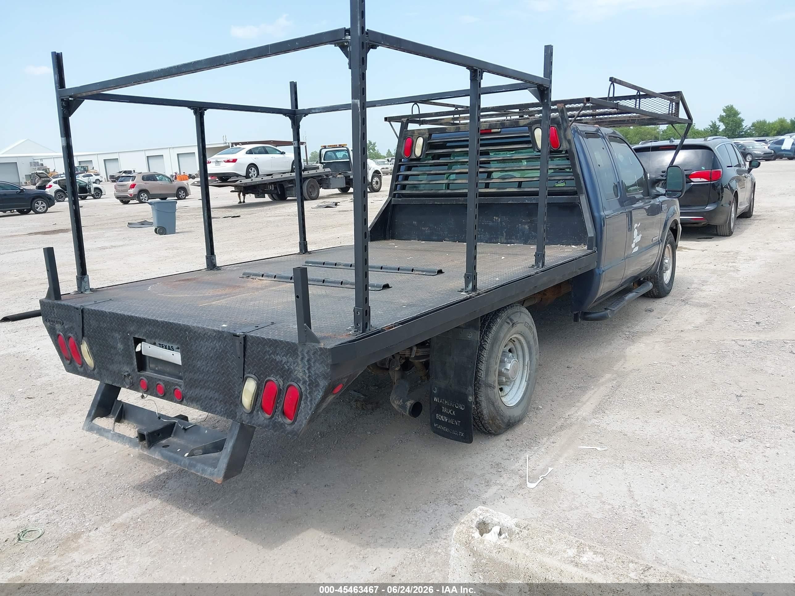 2004 Ford F-250 Lariat/xl/xlt Black vin: 1FTNX20PX4ED11924